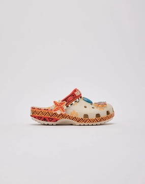 Crocs Disney Moana Classic Clog Pre-School Tourist Anti Slip Outsole Pattern