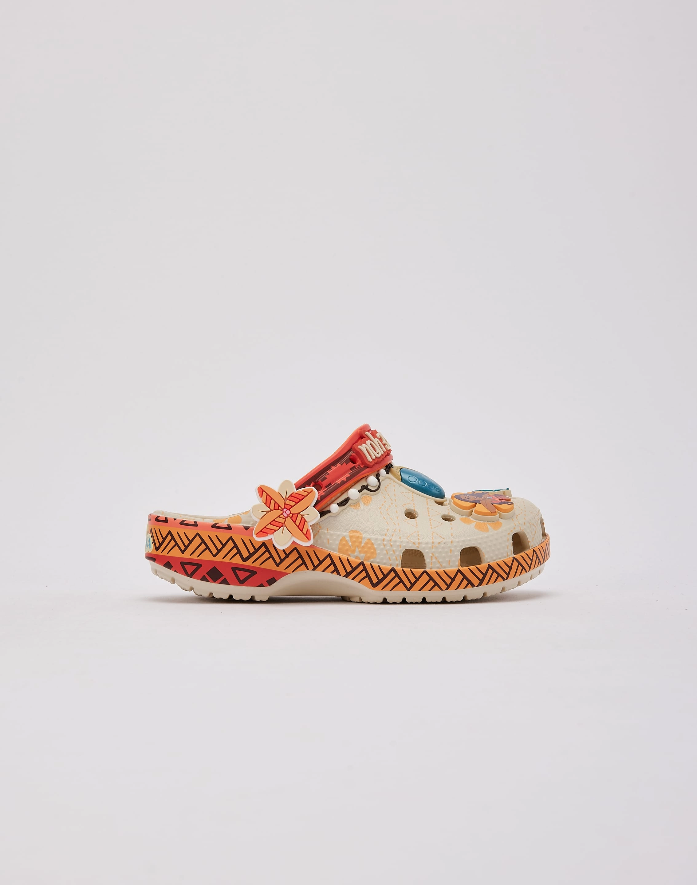 Crocs Disney Moana Classic Clog Pre-School Tourist Anti Slip Outsole Pattern