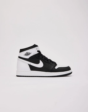 Warm in winter Classy stability Jordan Air Jordan 1 Retro High OG 'Black and White' Grade-School