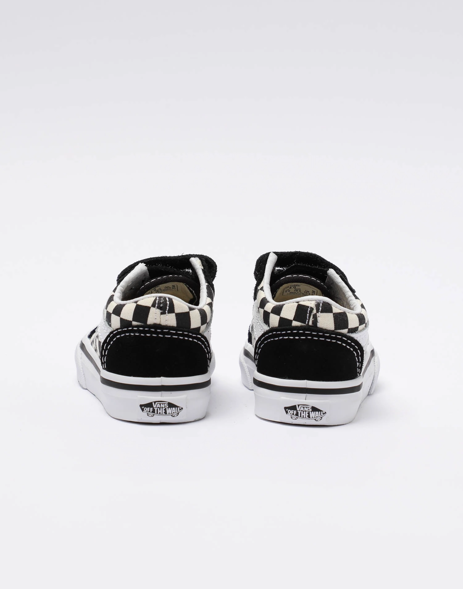 Balanced Ride Vans Toddler Old Skool Check Black/White