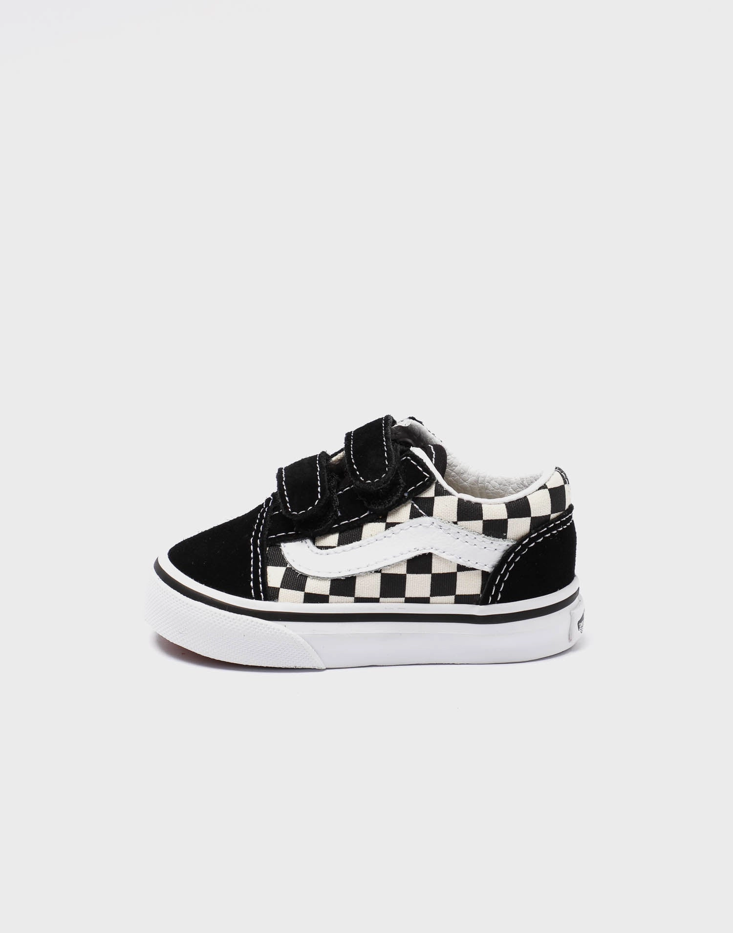 Multi   Purpose Use Precision Edge Design Vans Toddler Old Skool Check Black/White