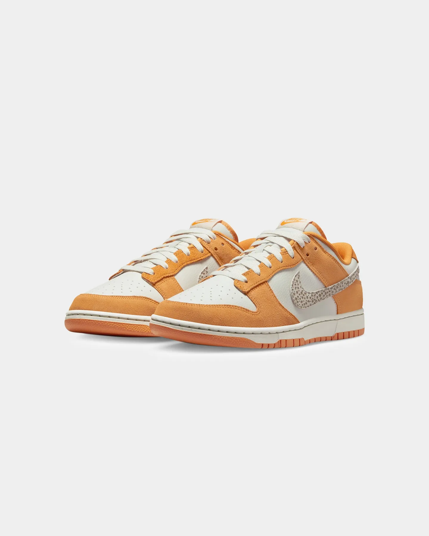Nike Dunk Low AS "Kumquat" Kumquat/Light Bone-DK Driftwood Knit Fabric Upper
