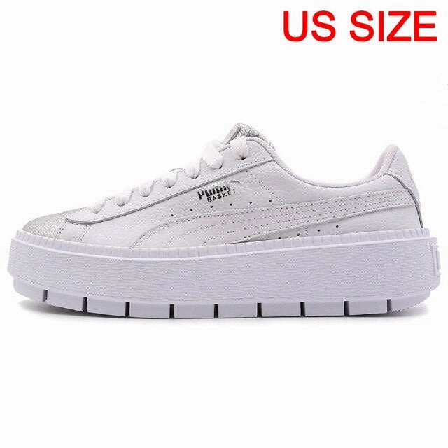 Original New Arrival 2019 PUMA Platform Trace Bio Hacking  Women's  Skateboarding Shoes Sneakers Impact Diffusion Design