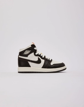 Jordan Air Jordan 1 Retro High OG 'Baroque Brown' Pre-School Strap closure