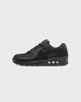Recycled Fabric Construction Adjustable Closure System Nike Air Max 90 Black/Black