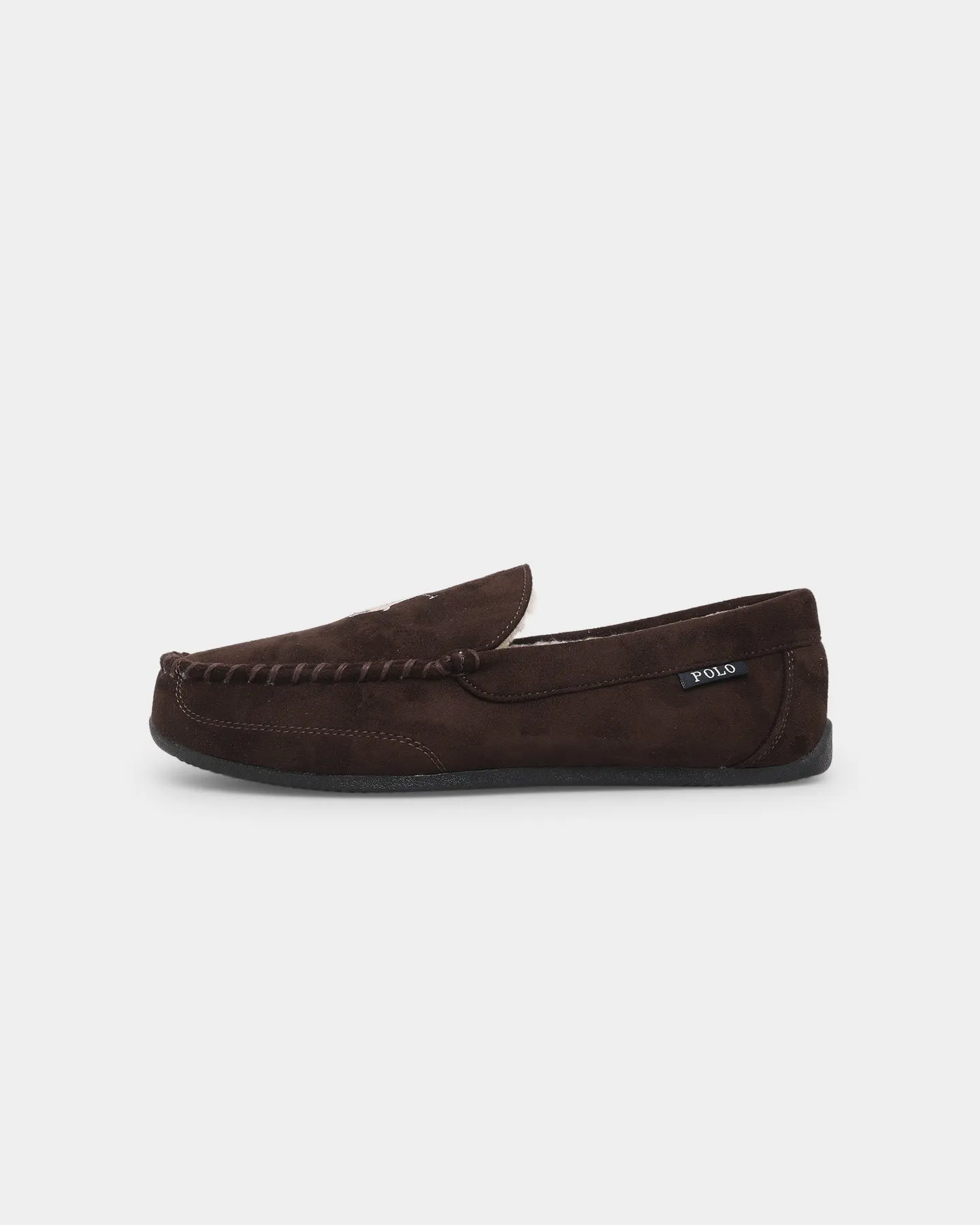 Polo Ralph Lauren Declan Slippers Chocolate/Cream Vibrant Style