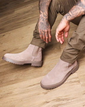 Saint Morta Chunky Chelsea Boot Taupe closed-toe Unique ease