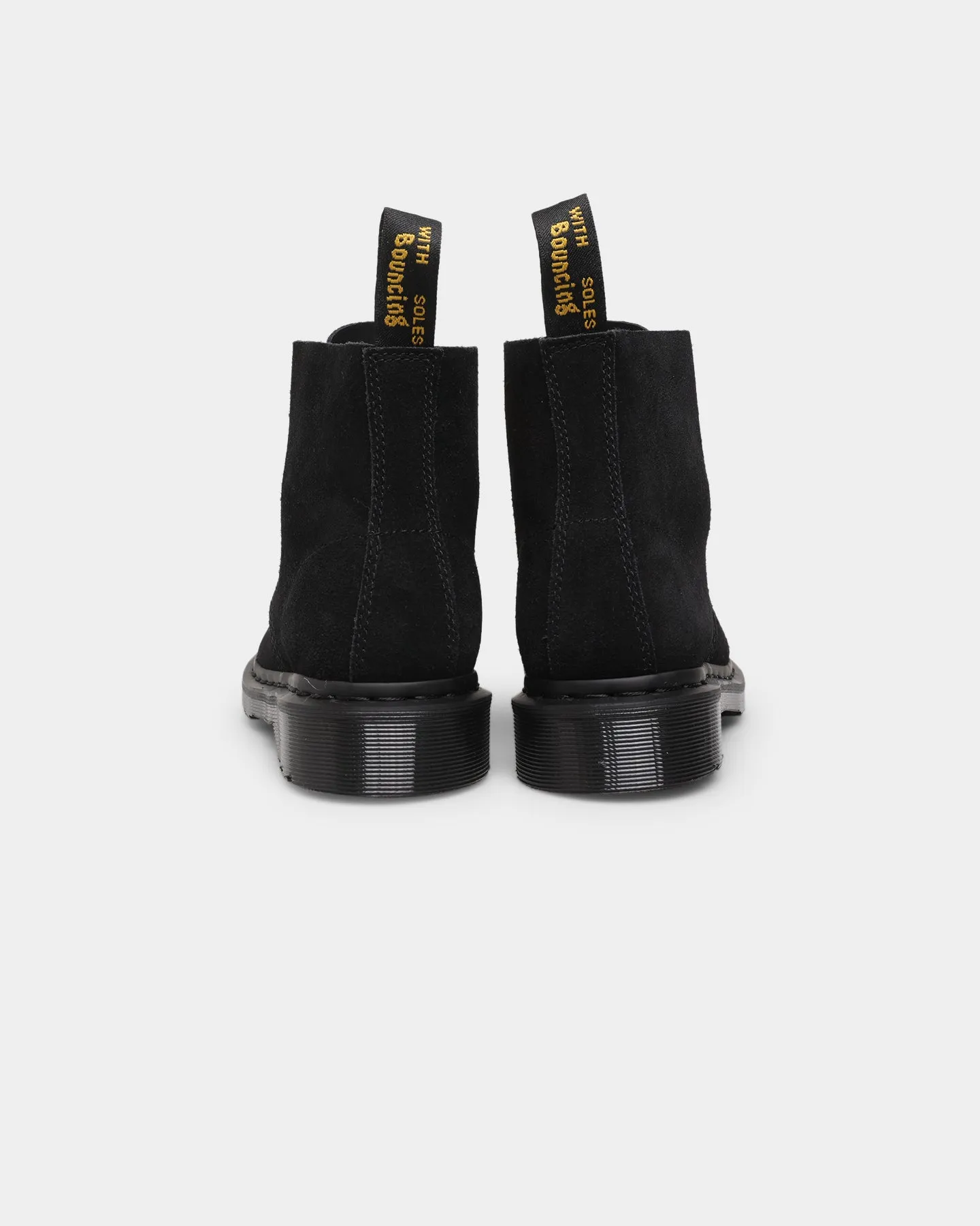 Bacteria Resistant Lining Aerobic Dr. Martens 101 Mono 6 Eye Boot Black E.H.Suede