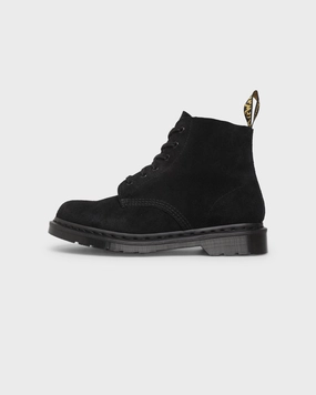 Dr. Martens 101 Mono 6 Eye Boot Black E.H.Suede Tourist
