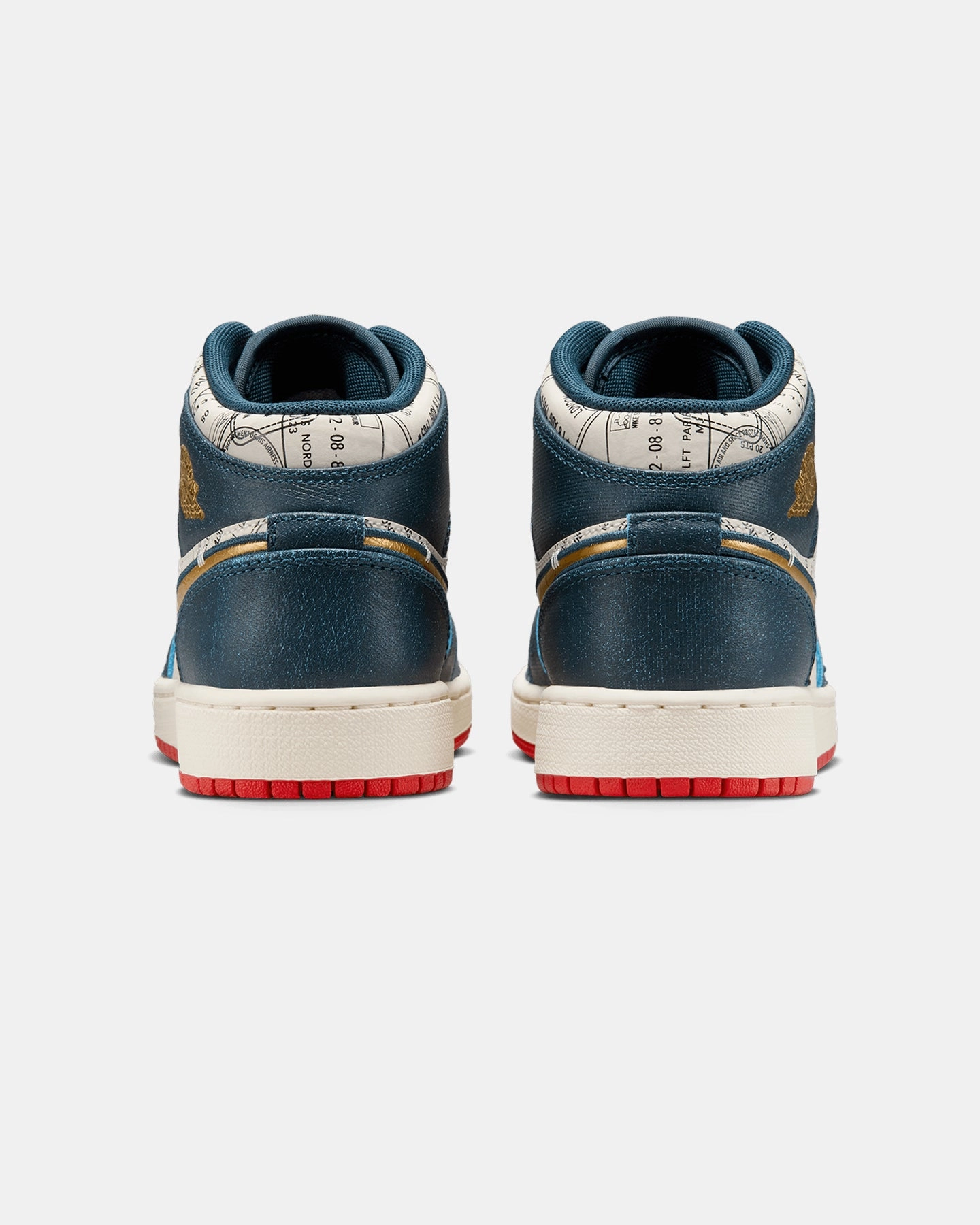 Street Focus Jordan Kids' Air Jordan 1 Mid SE "Take Flight" (GS) Armoury Navy/Metallic Gold