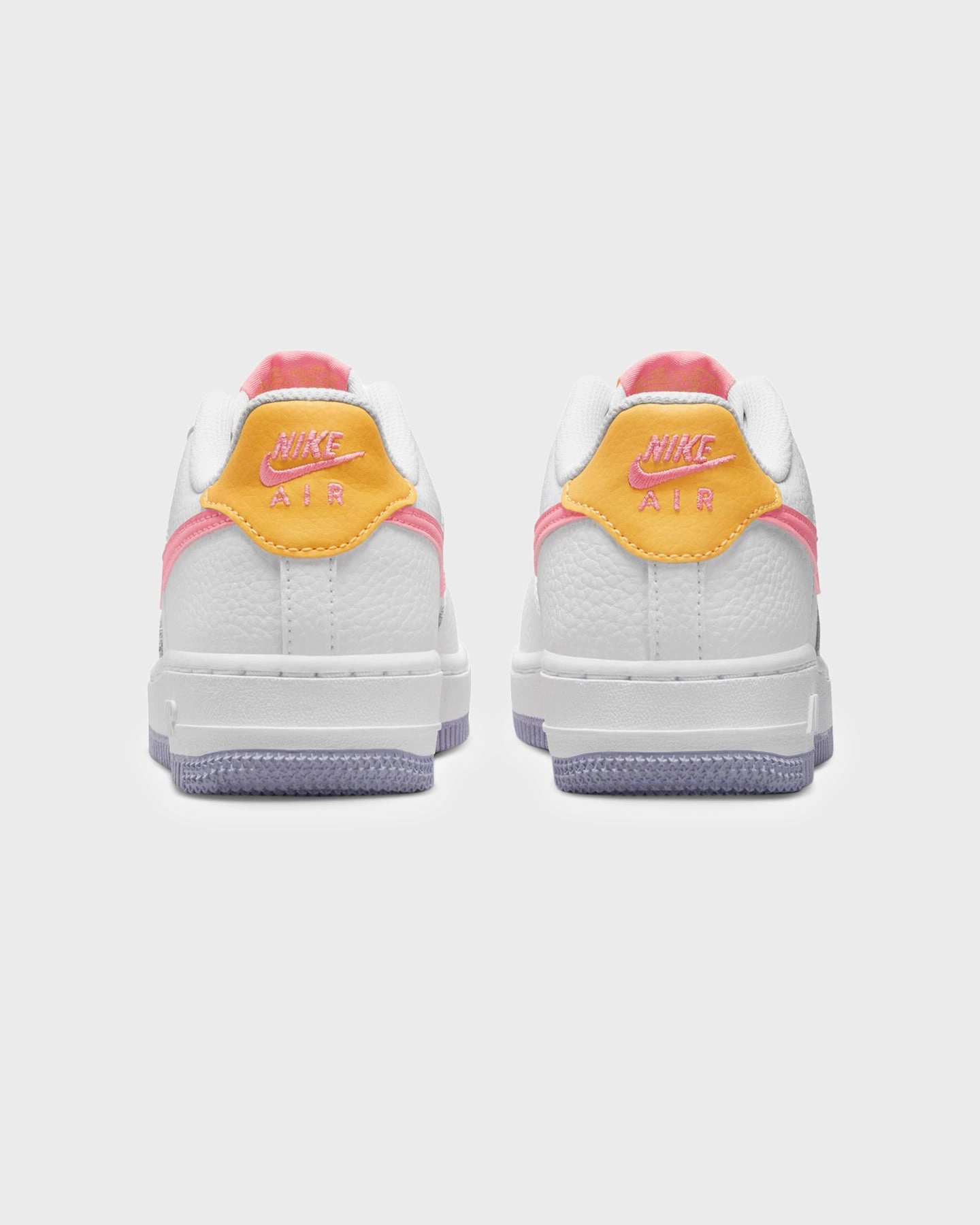Nike Kids' Air Force 1 (GS) White/Coral Chalk Hybrid Wear