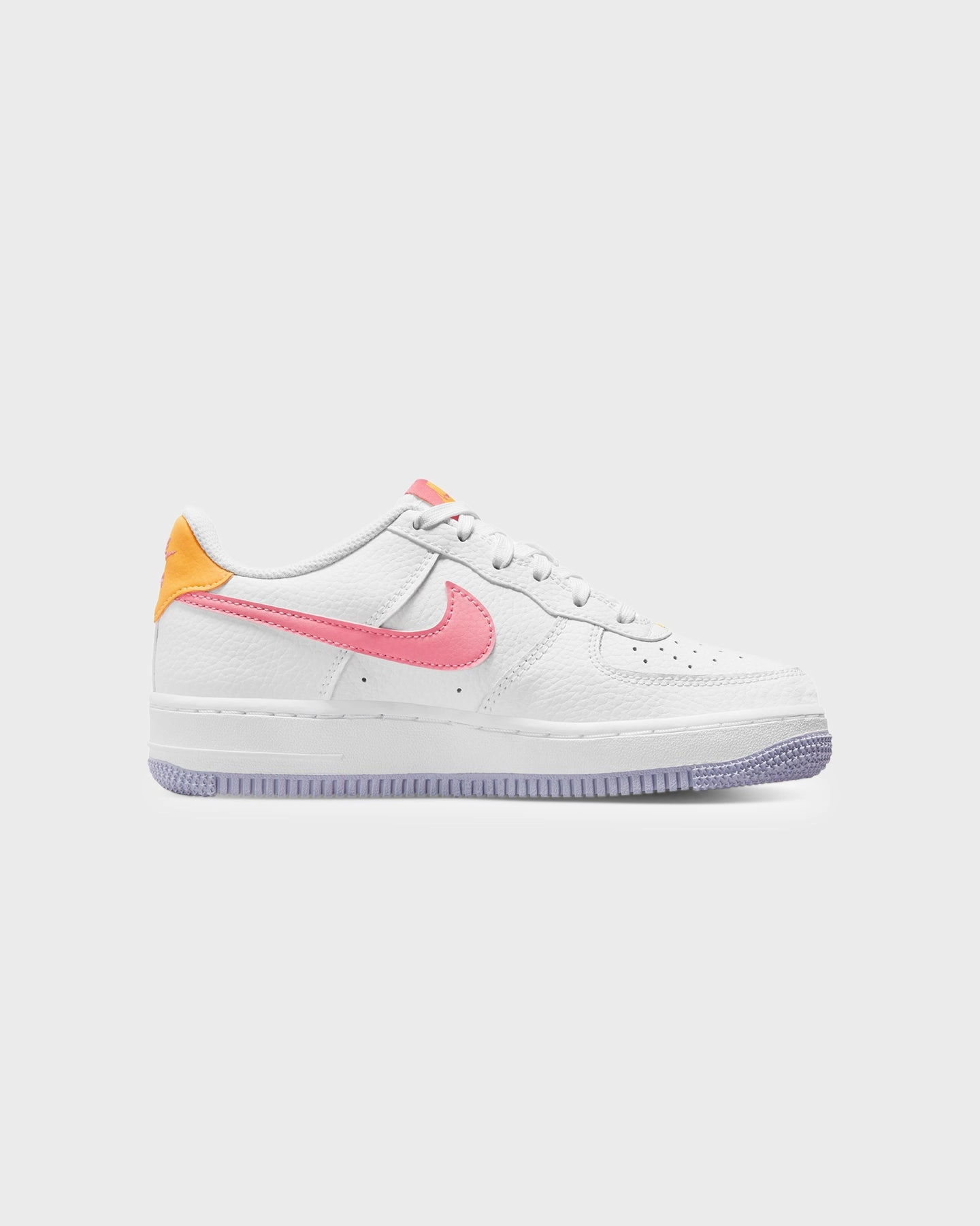 Nike Kids' Air Force 1 (GS) White/Coral Chalk Urban Active