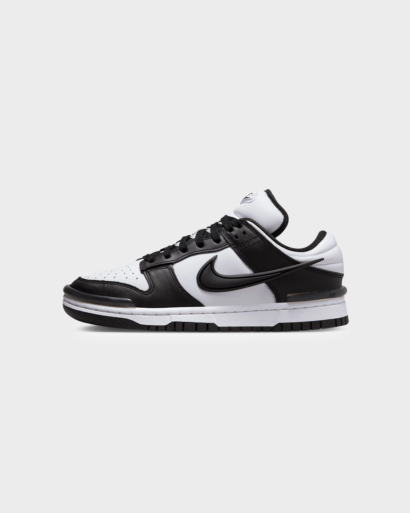 material - type Nike Women's Dunk Low Twist "Panda" Black/White/Black