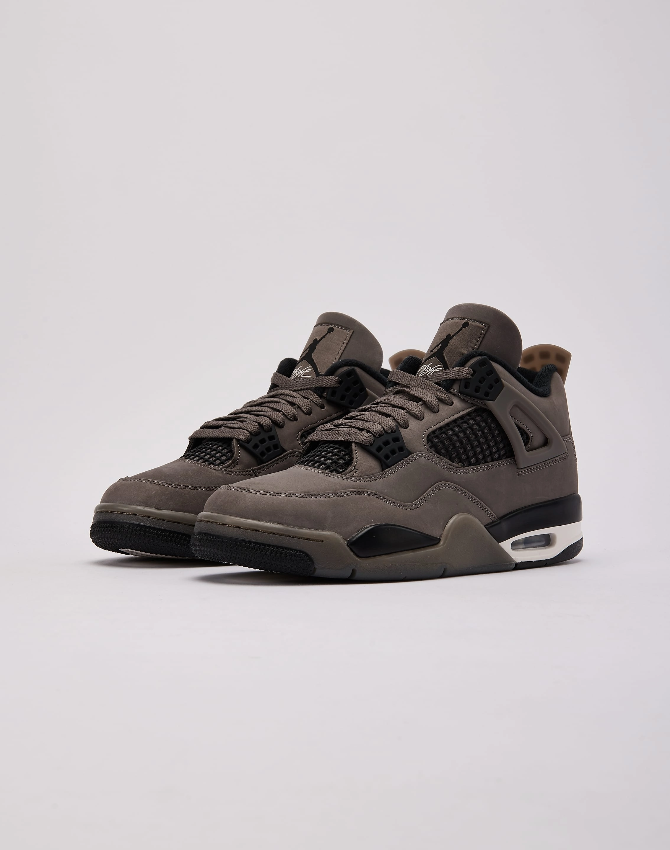 Neutral Stability Premium Leather Jordan Air Jordan 4 Retro 'Cave Stone'