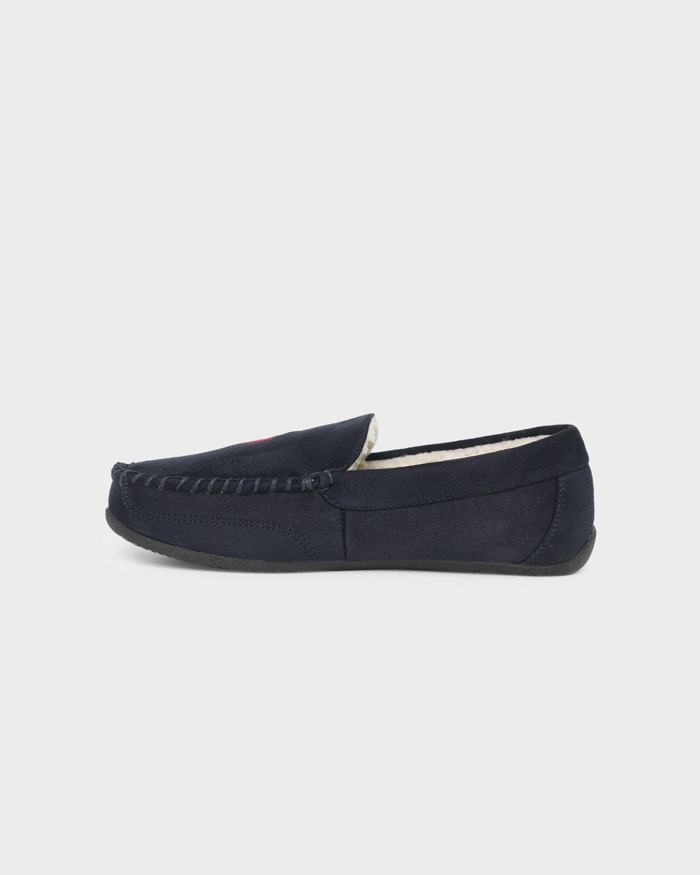 Polo Ralph Lauren Declan Slippers Navy Shearling Pressure Distribution System