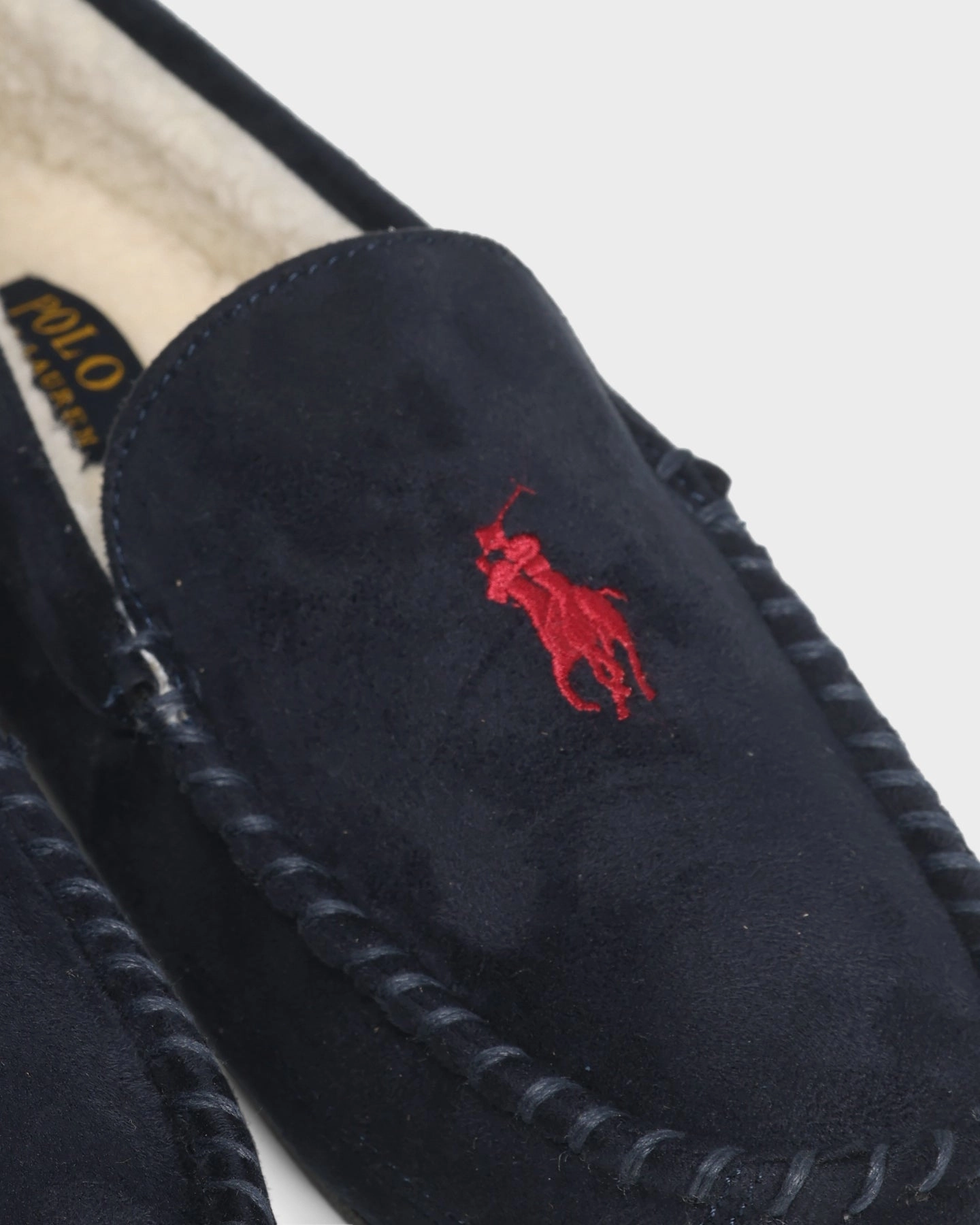 statement - piece Polo Ralph Lauren Declan Slippers Navy Shearling