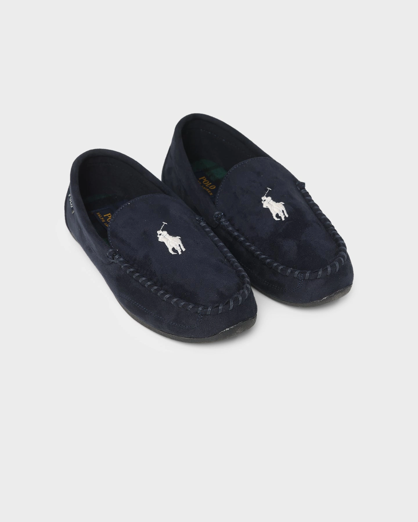 Classy durability Dynamic Traction Polo Ralph Lauren Declan Slippers Snuff Navy/Tartan