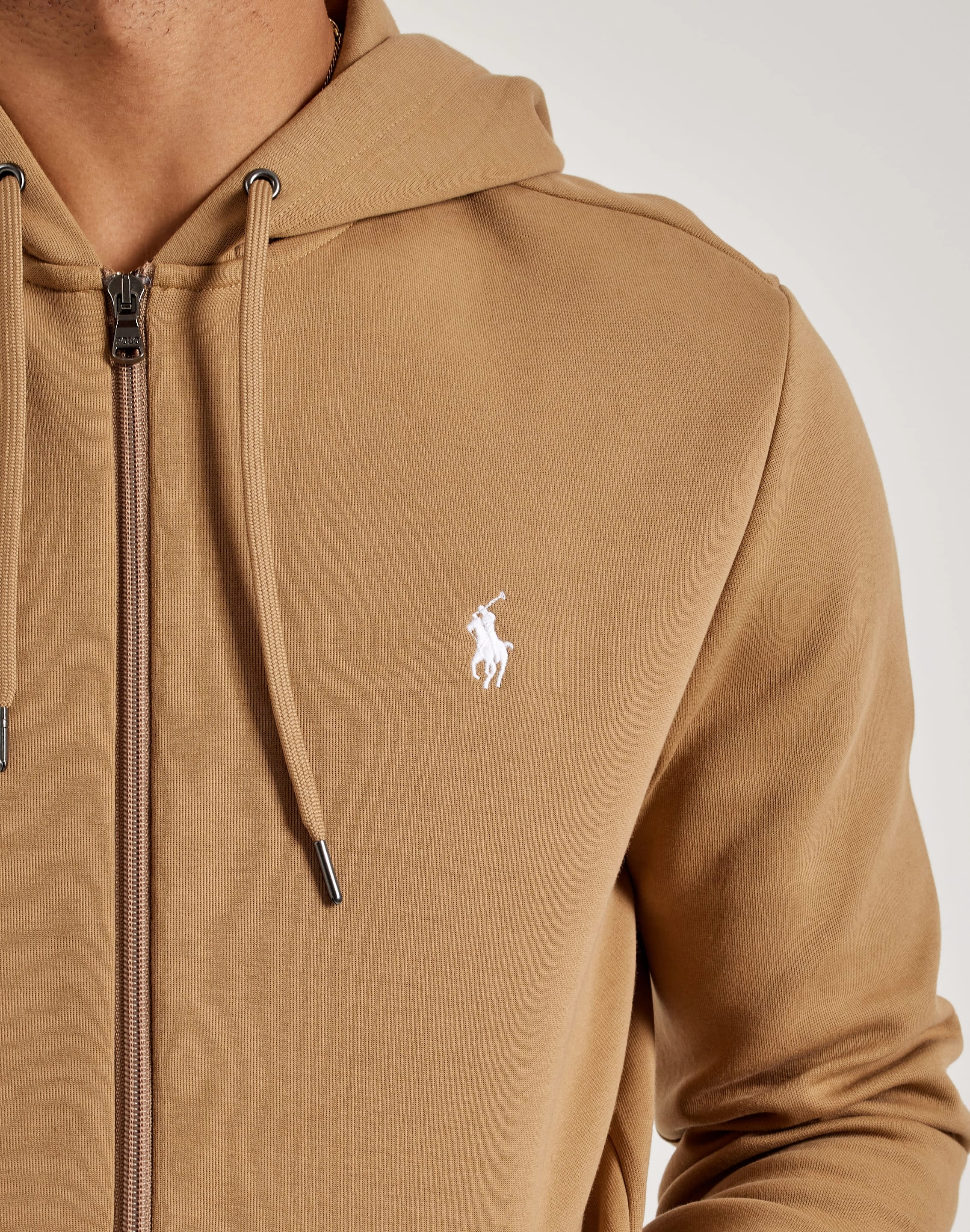Polo Ralph Lauren Double-Knit Full-Zip Hoodie least school