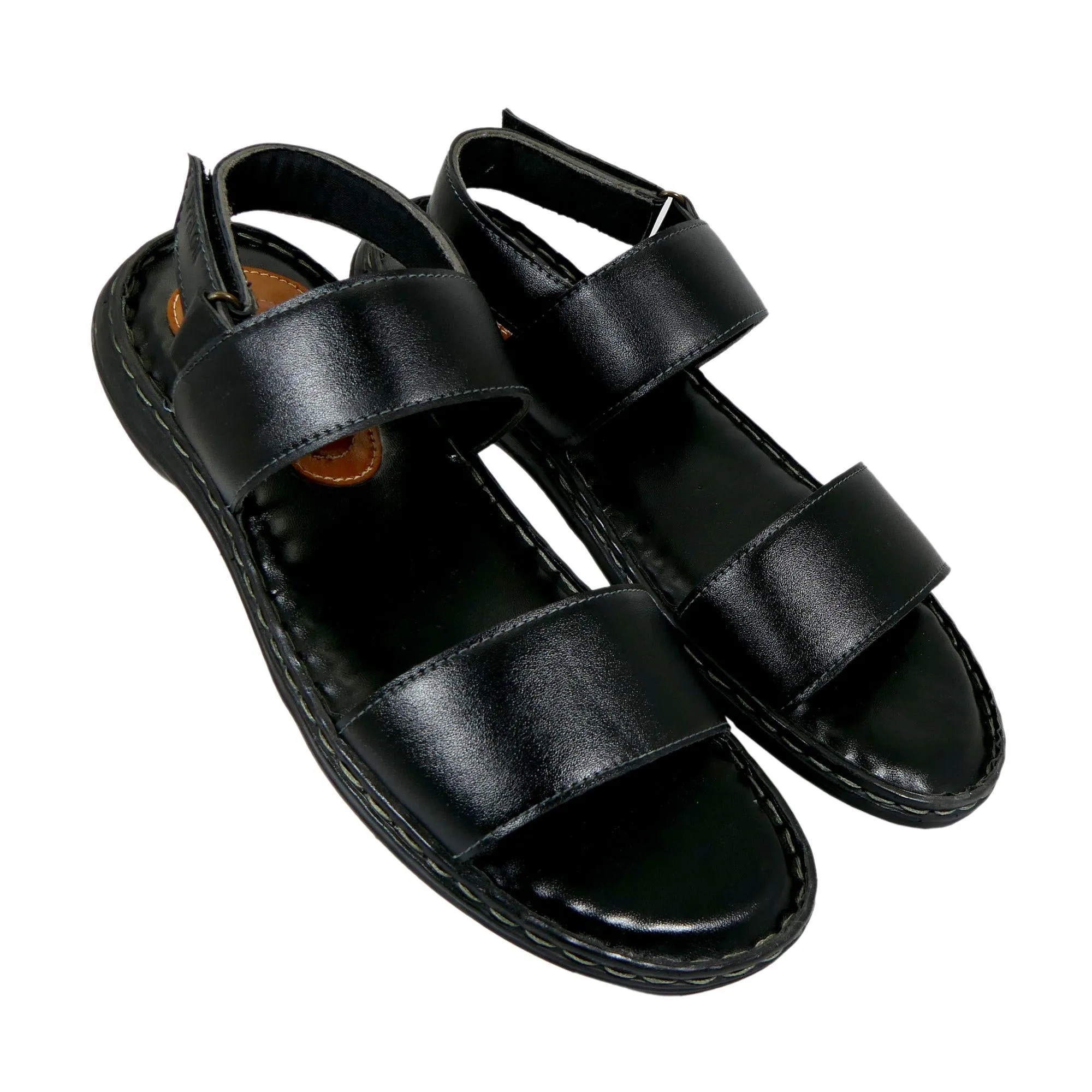 AM PM Men's Daily wear Leather Sandals Trend-setting