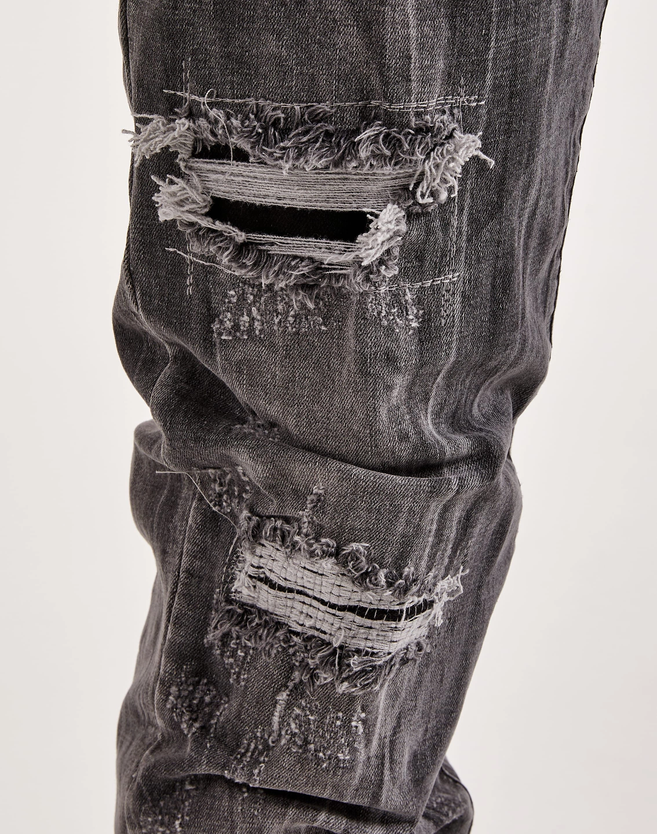 Smoke Rise Rip & Repair Basic Slim Denim most outdoor