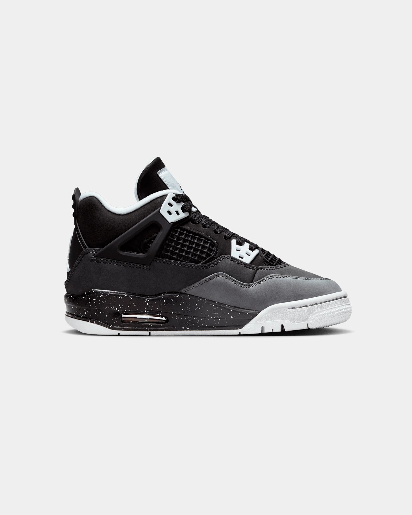 Jordan Kids' Air Jordan 4 Retro (GS) "Fear" Black/White Modern Frame Ankle Support Features