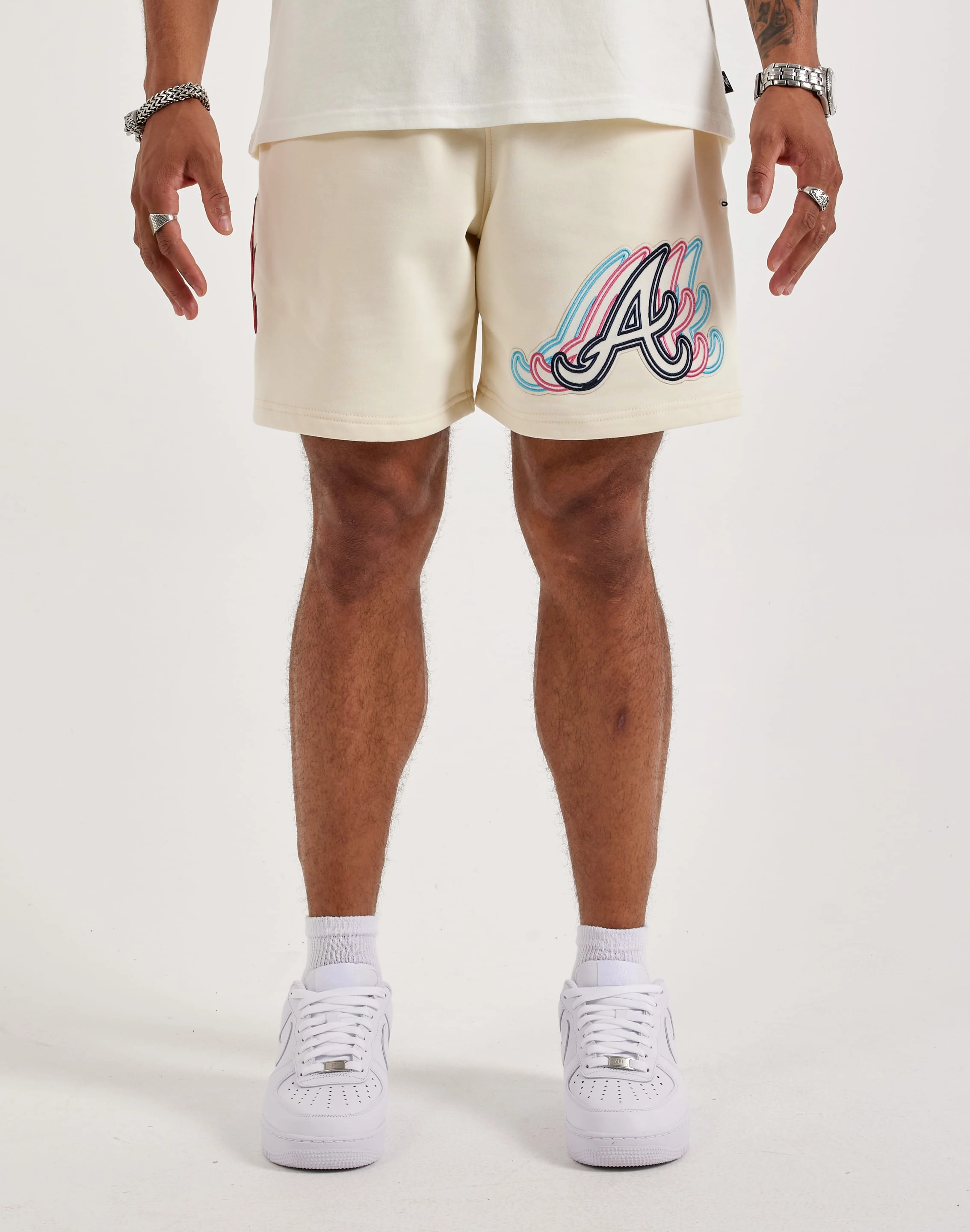 Flexible Midsole Design Pro Standard MLB Atlanta Braves Echo Shorts