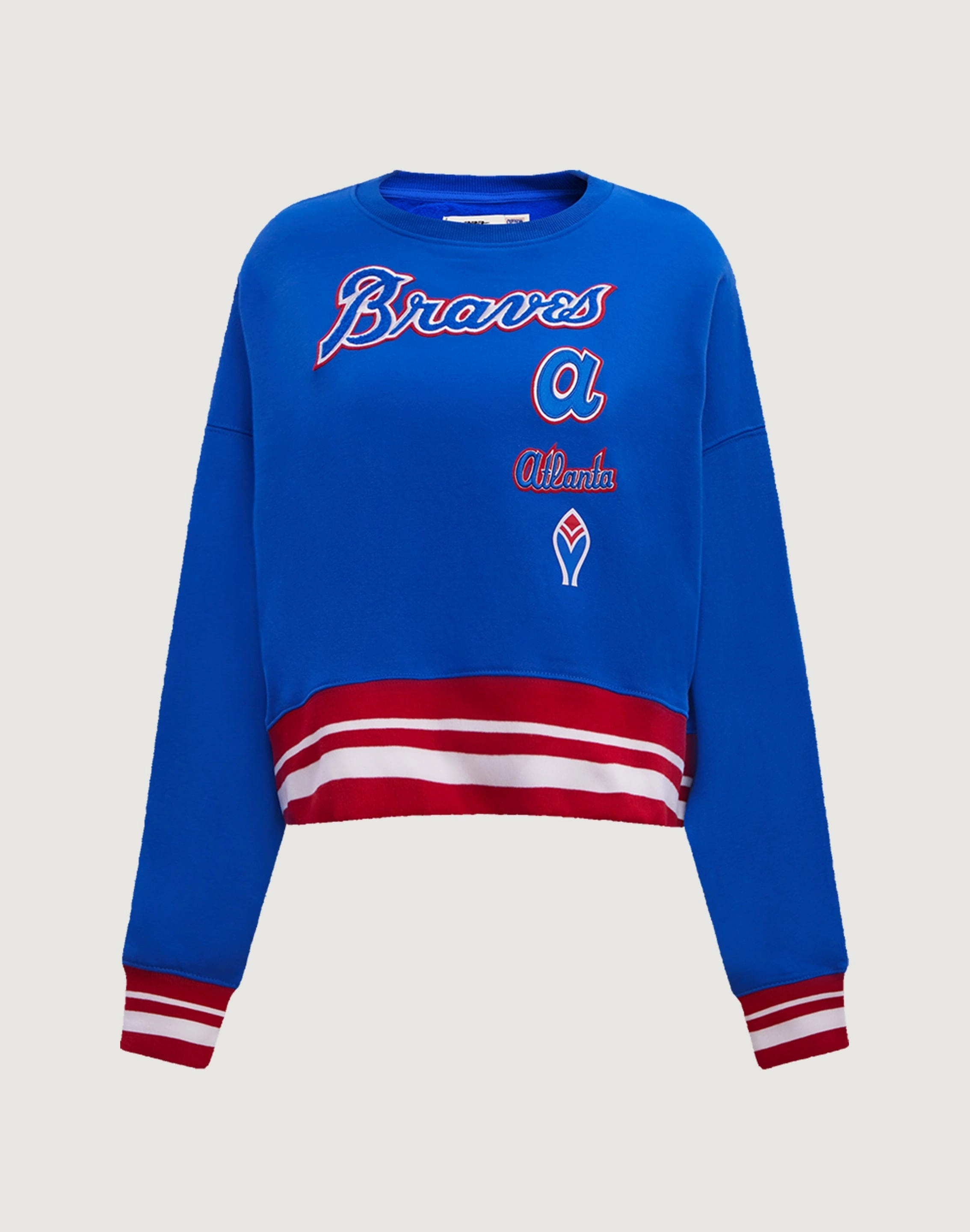 Pro Standard MLB Atlanta Braves Retro Classic Rib Crewneck leather - type All-Purpose