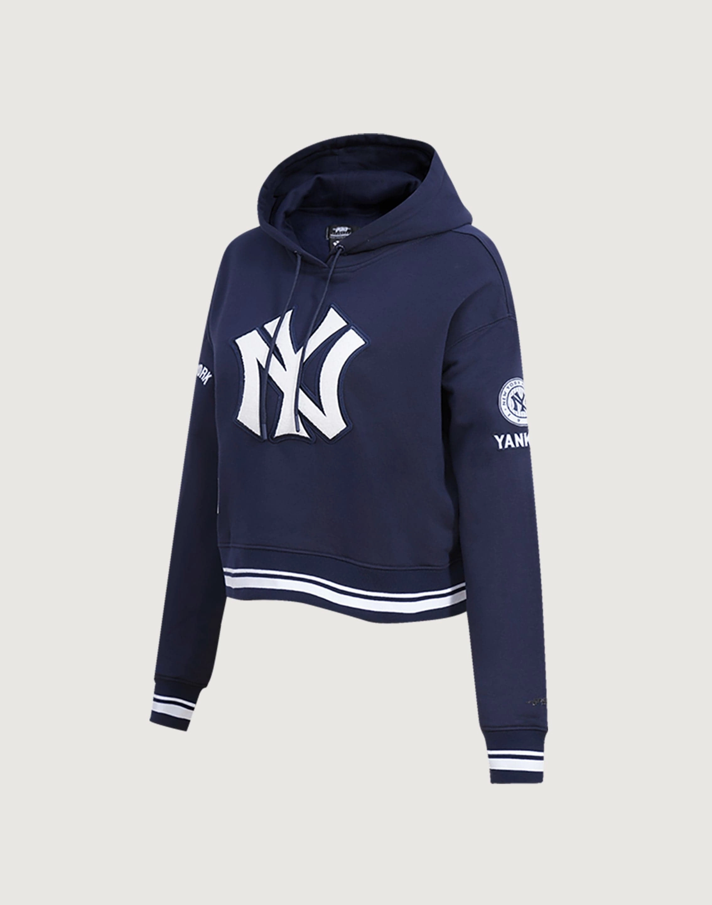 smallest spring - style Pro Standard MLB New York Yankees Retro Classic Cropped Hoodie