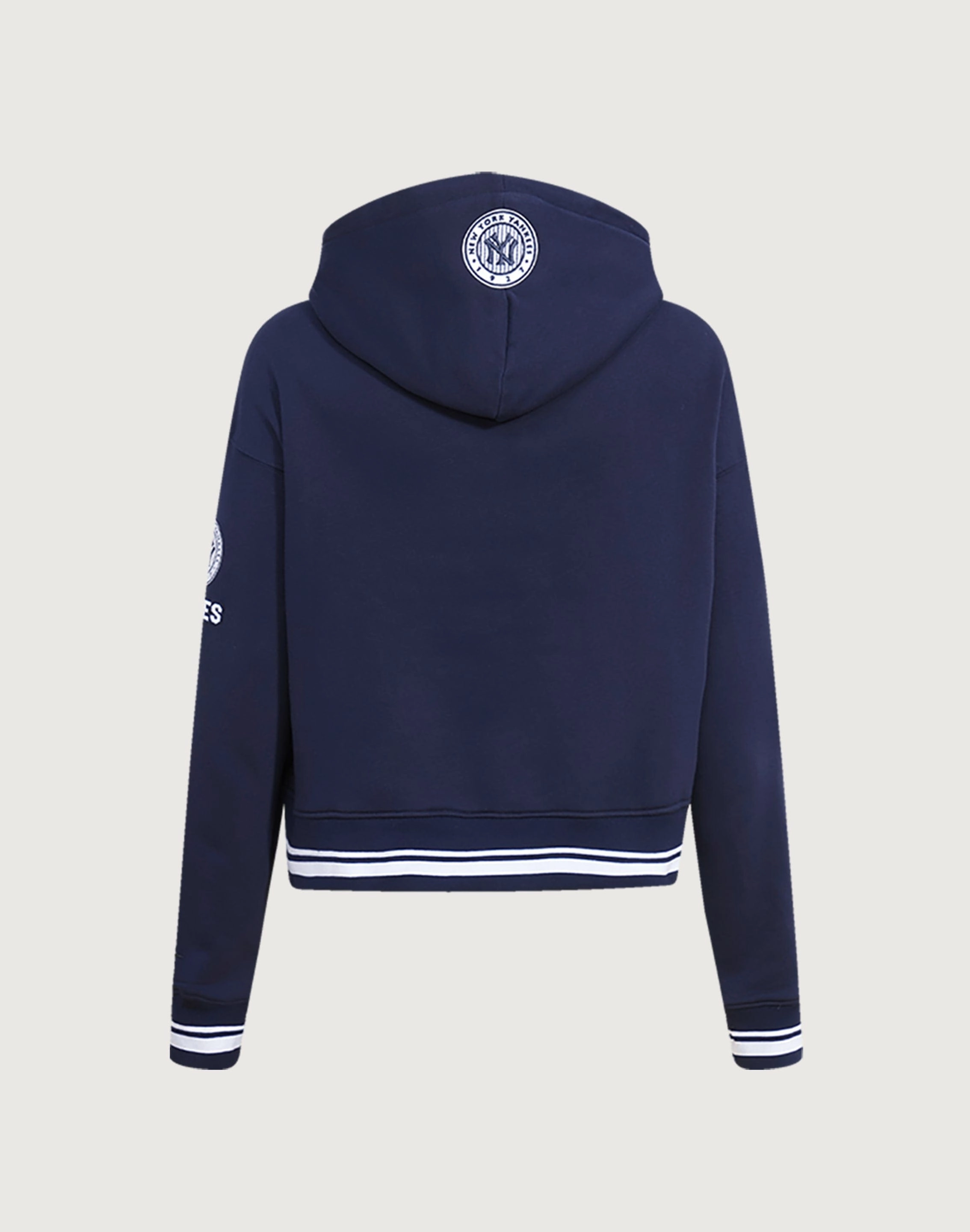 Elastic Collar Fit Pro Standard MLB New York Yankees Retro Classic Cropped Hoodie