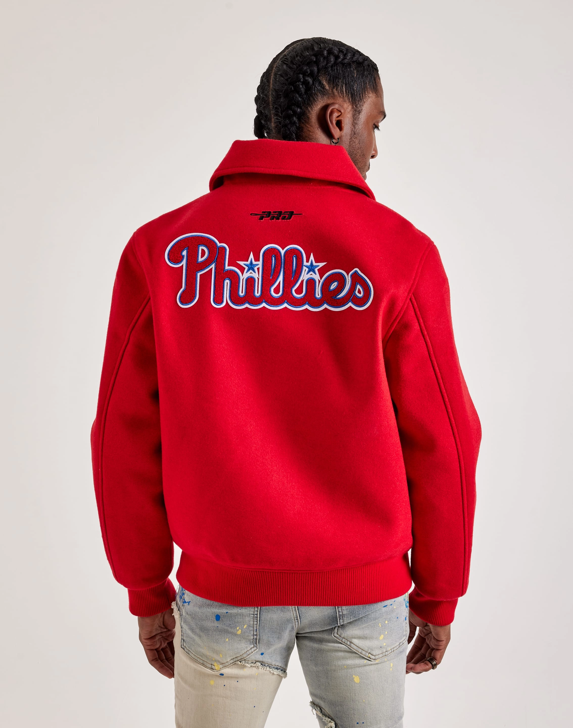 Flexible Sole Technology office - specific functions Pro Standard MLB Philadelphia Phillies Varsity Jacket