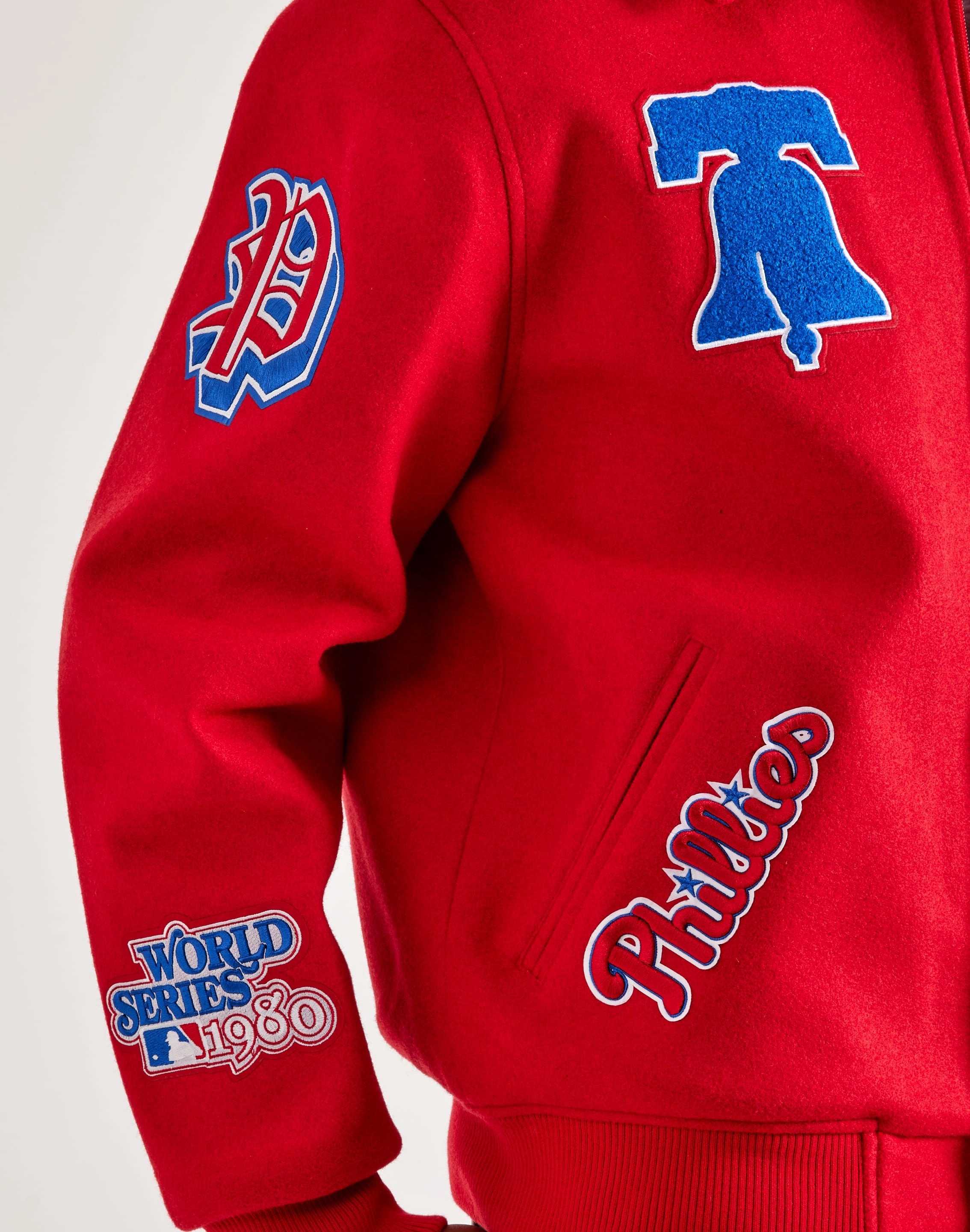 Pro Standard MLB Philadelphia Phillies Varsity Jacket Modern Durable Stitching