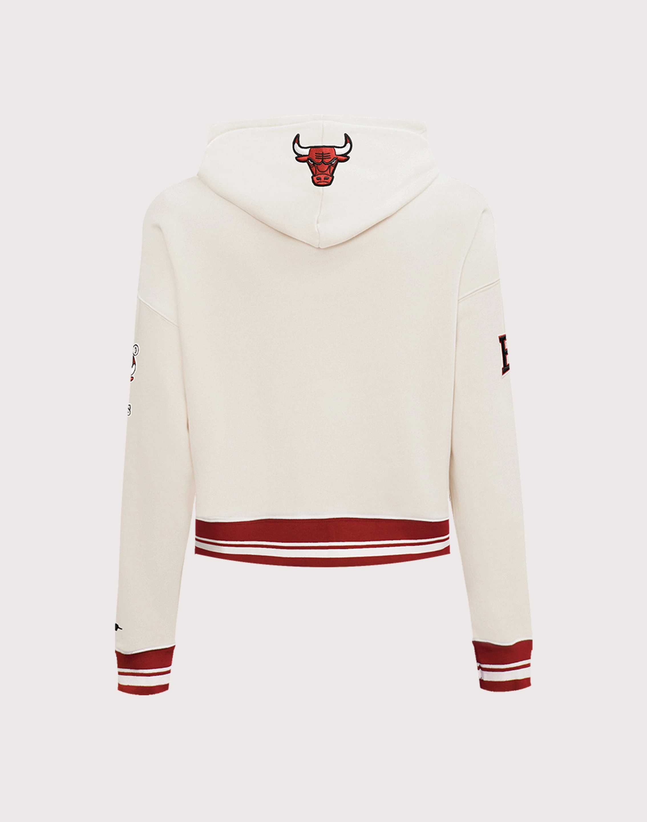 Pro Standard NBA Chicago Bulls Retro Classic Cropped Hoodie strap - on style