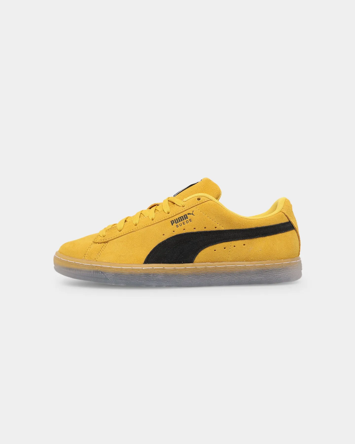 Puma Suede Translucent Shoes Spectra Yellow-Translucent fluorescent Ultra Light Construction
