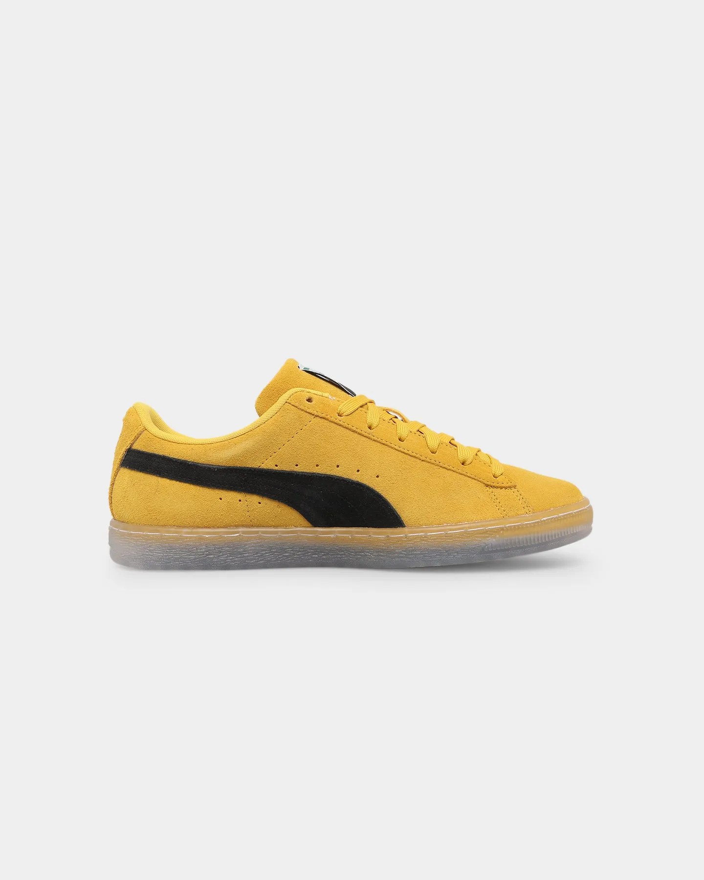 elastic - closure precise Puma Suede Translucent Shoes Spectra Yellow-Translucent