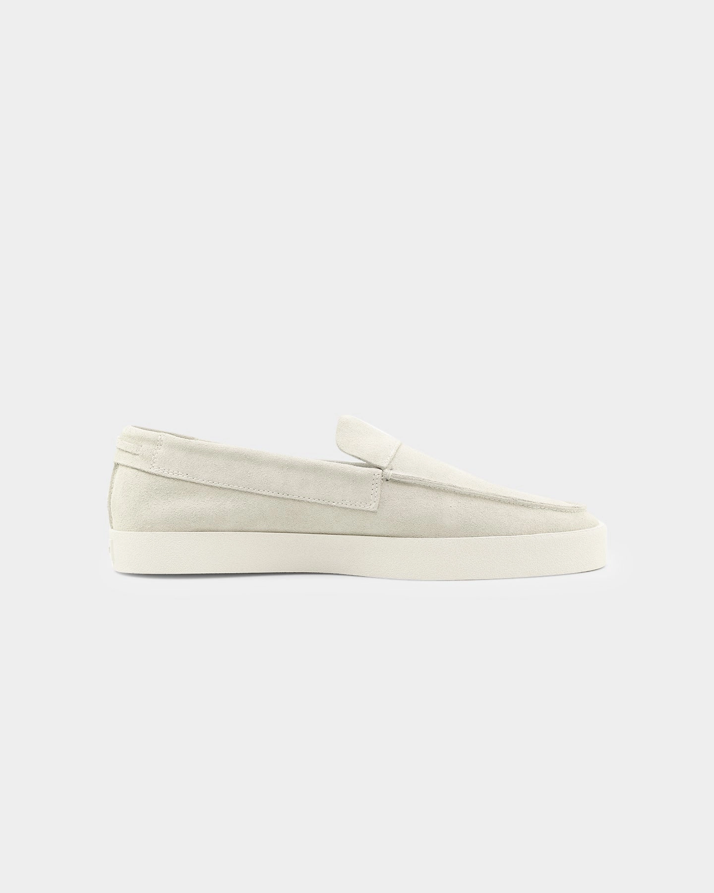 Saint Morta Hemisphere Suede Slip On Loafer White/White Trusted