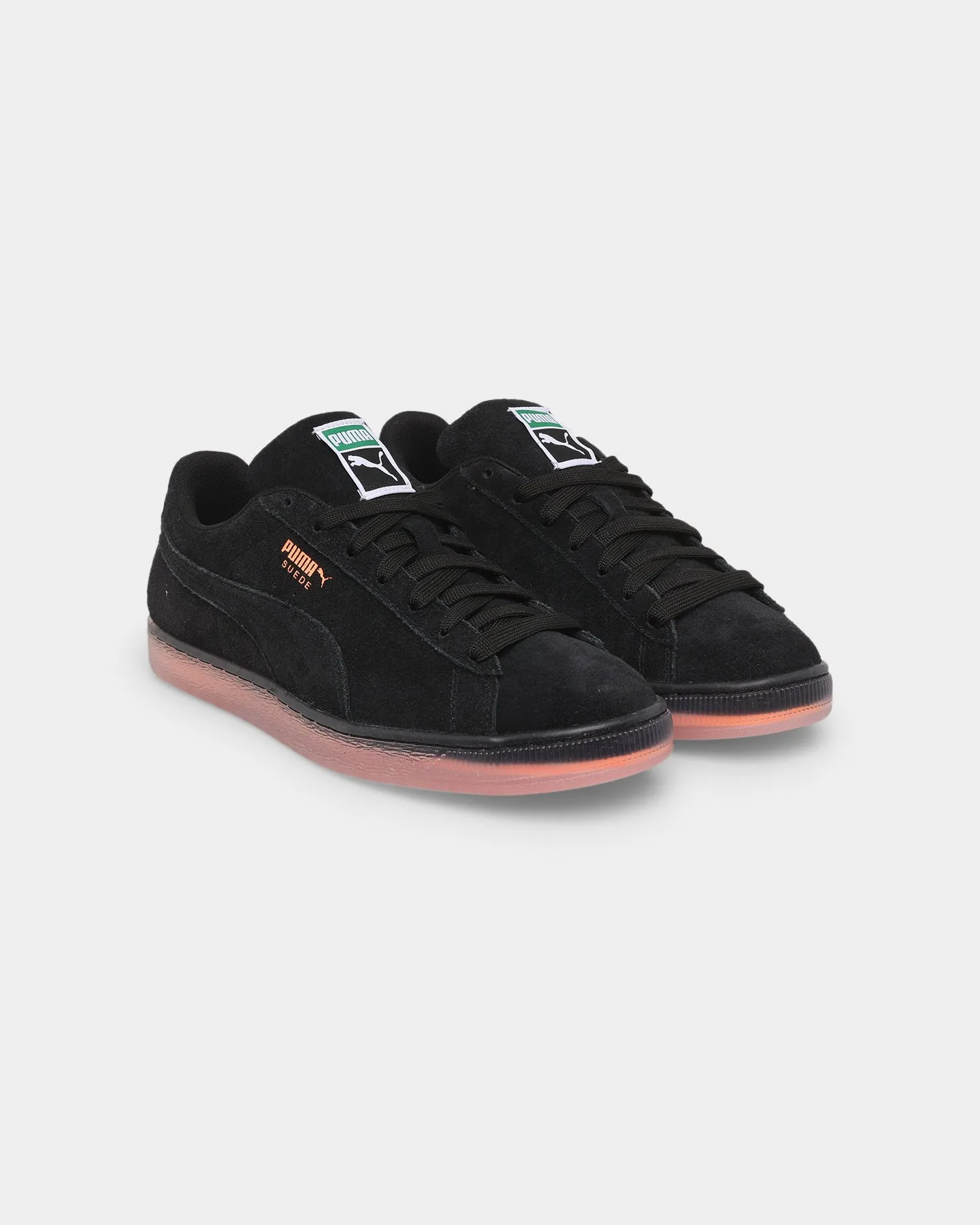 main rewarding Puma Suede Displaced Basketball Shoes Puma Black-Neon