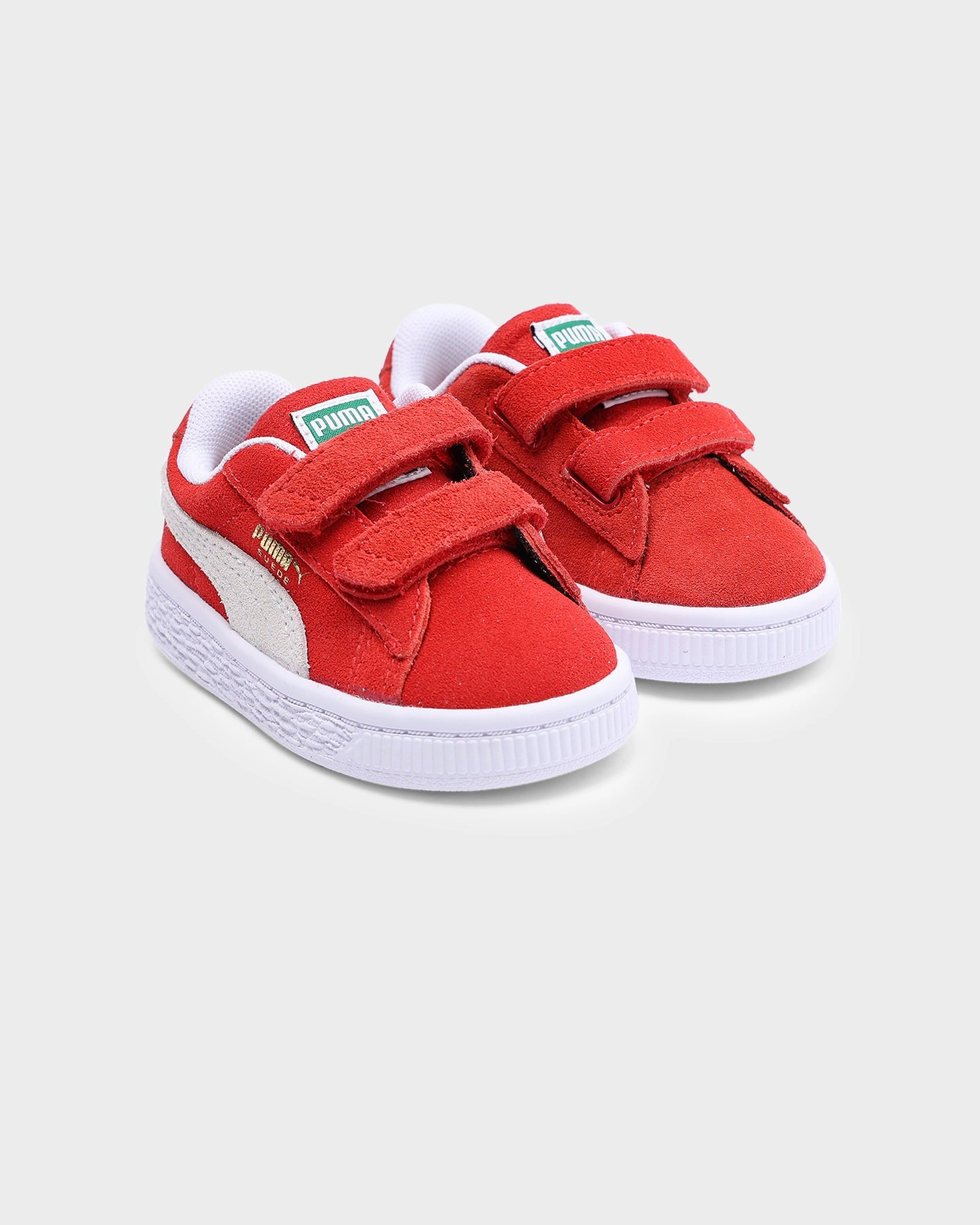 Puma Infant Suede Classic XXI Red/White Air Circulation