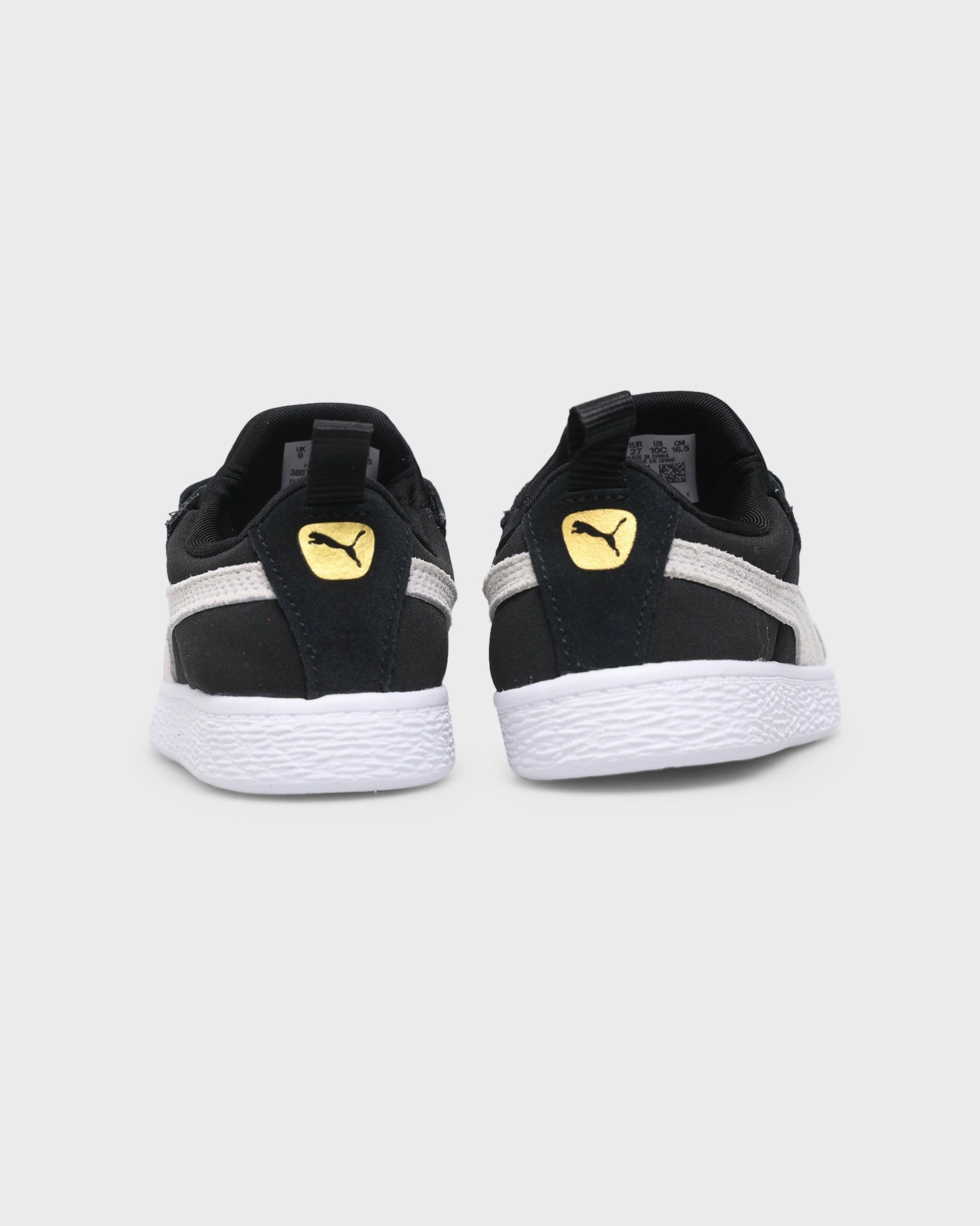 Shock   Resistant Easy Entry Puma Infant Suede Light Flex Puma Black/Puma White