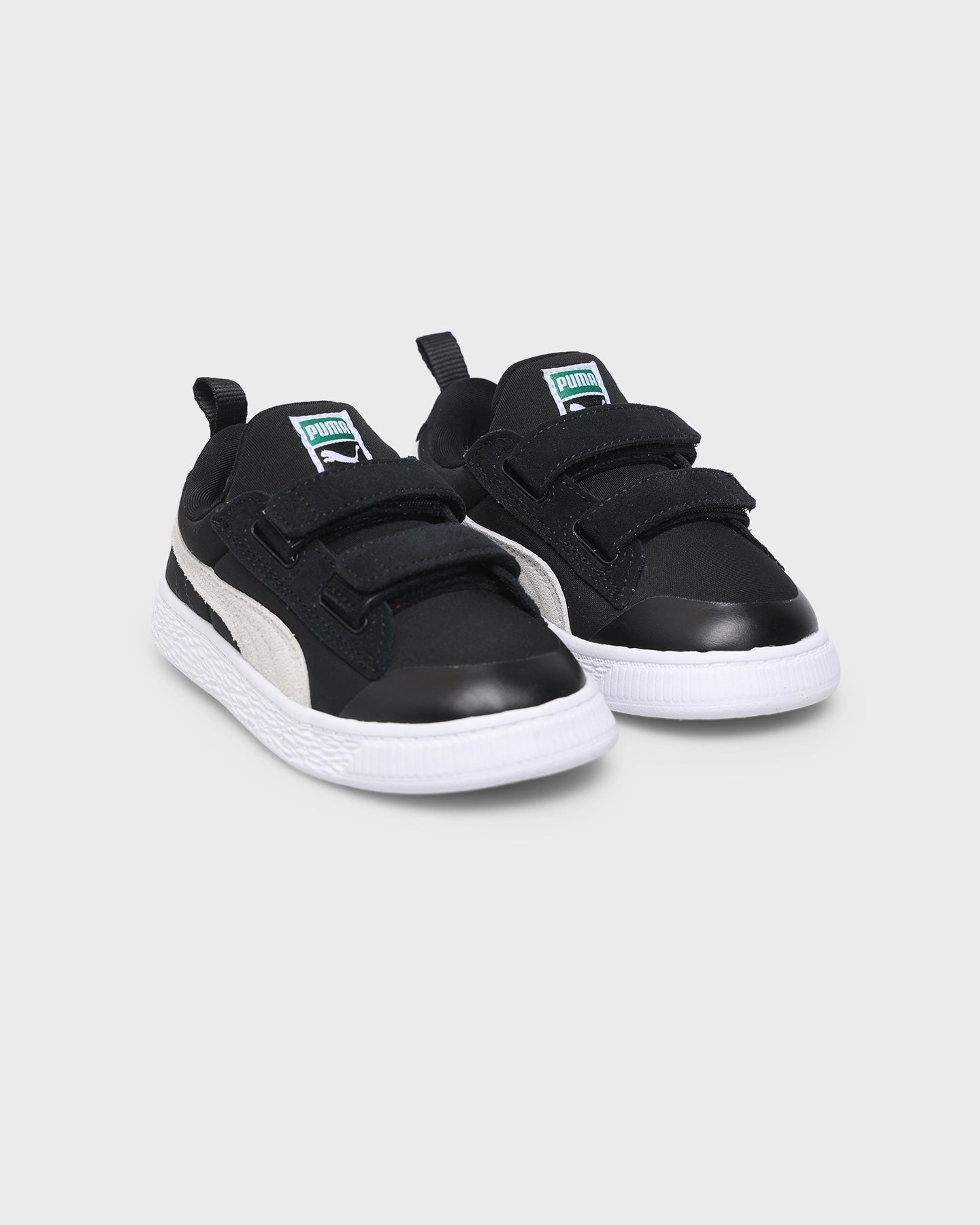 Puma Infant Suede Light Flex Puma Black/Puma White Gym Performance