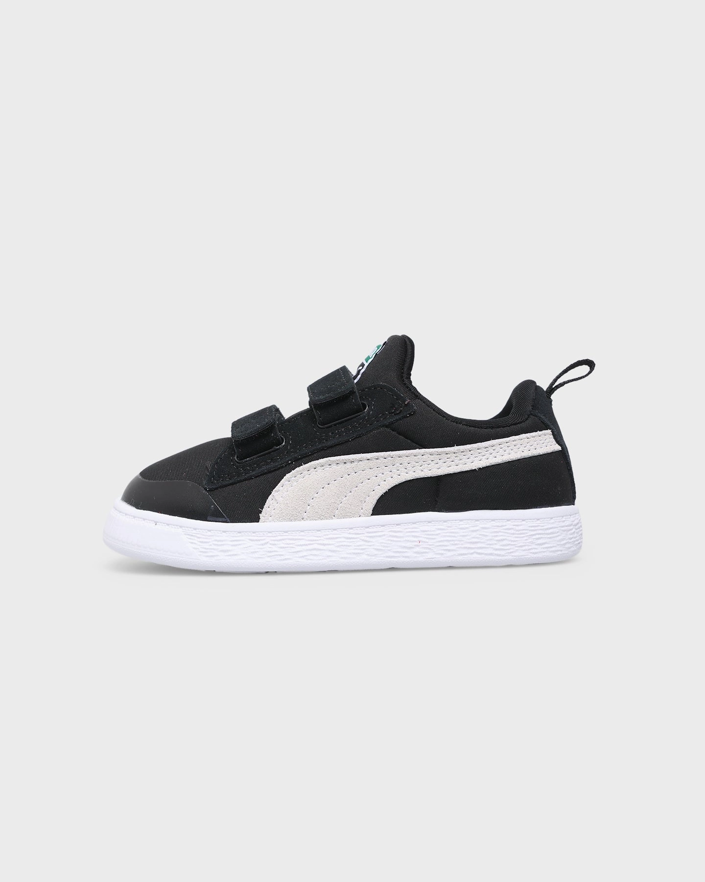 Puma Infant Suede Light Flex Puma Black/Puma White Low Cushion