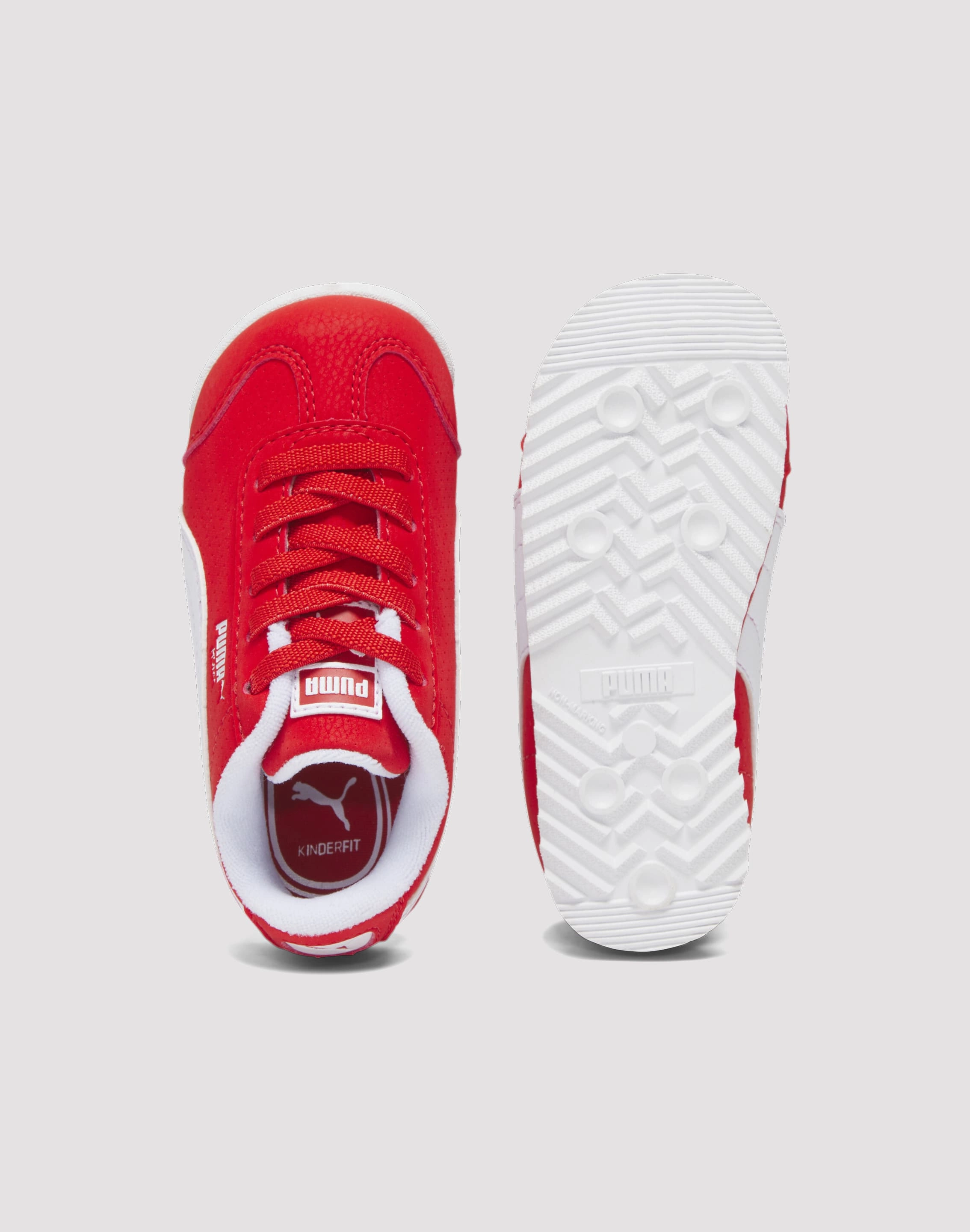 Anti Torsion Plate Puma Roma Reversed Toddler Boys' "Red/White"