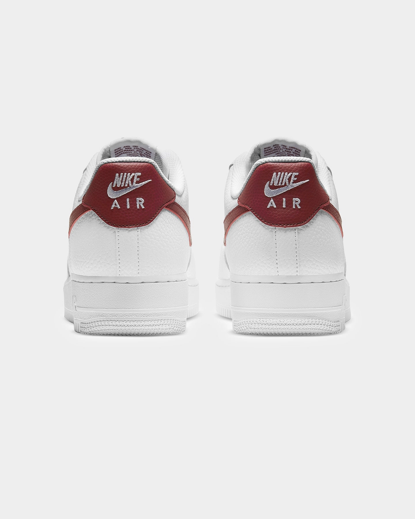 Breathable Airflow Design Nike Air Force 1 '07 White/Team Red