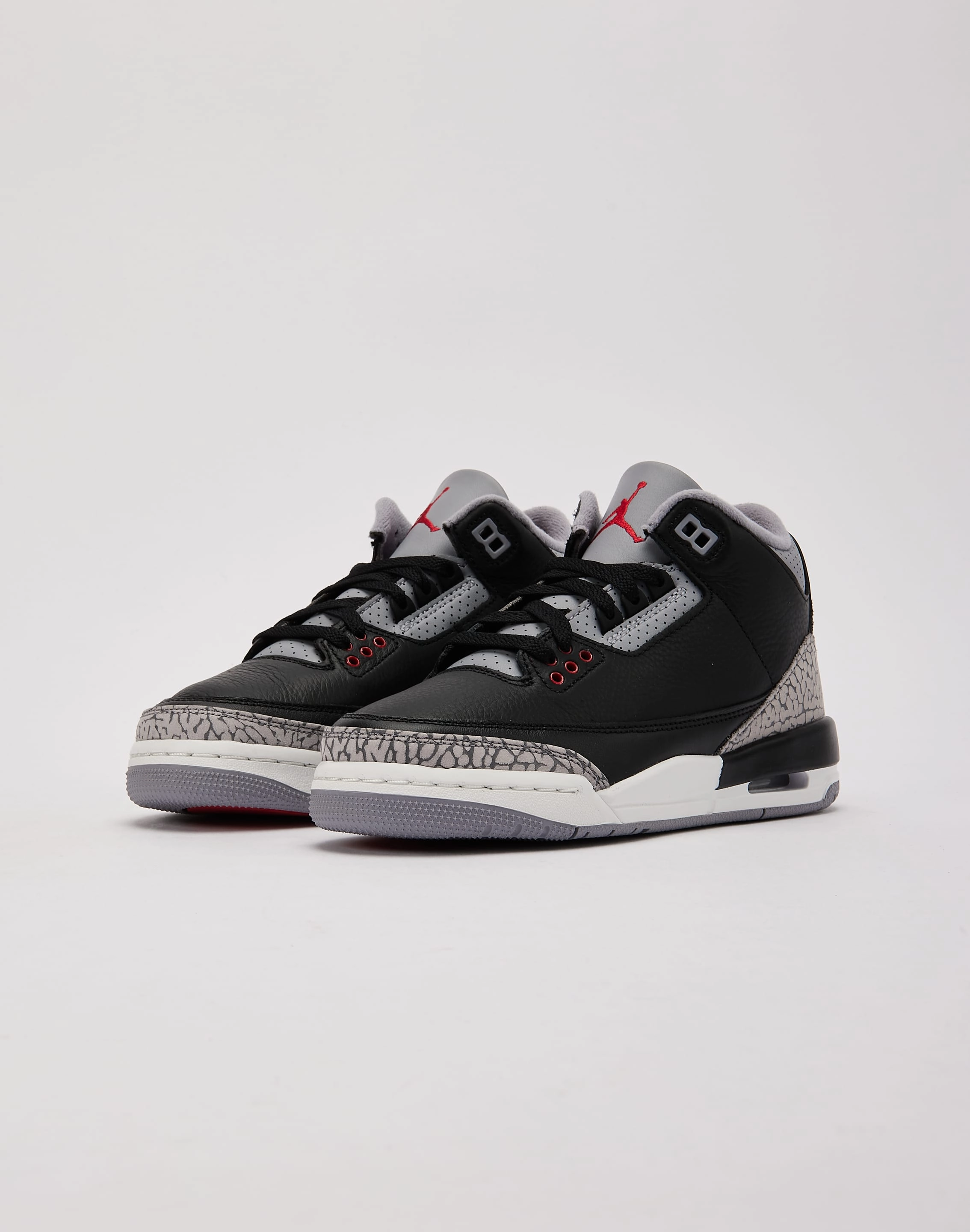 Sporty Style Workout Jordan Air Jordan 3 Retro 'Black Cement' Grade-School