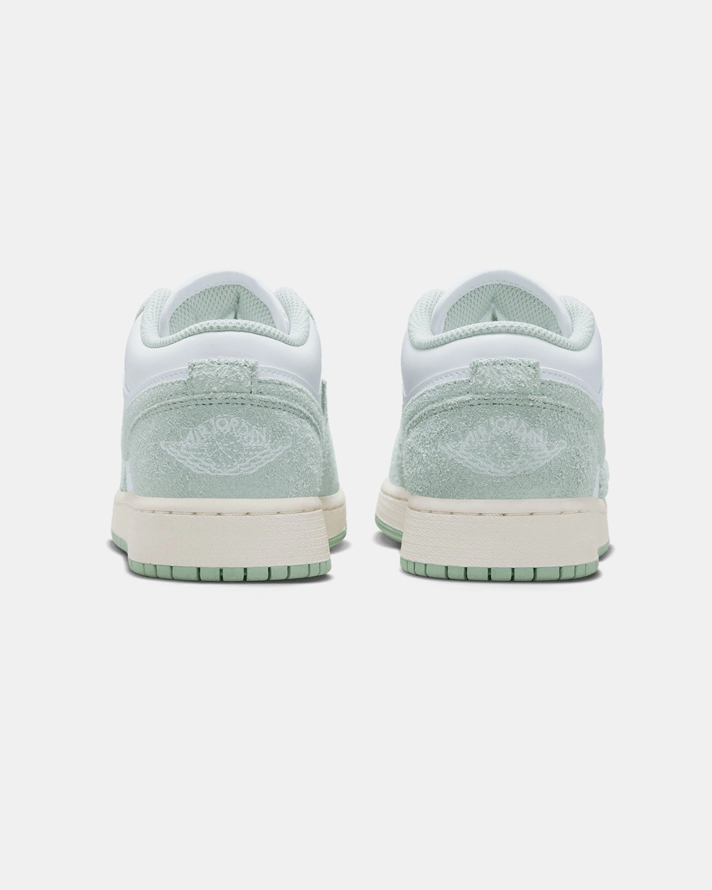 Durable TPR Outsole Jordan Kids' Air Jordan 1 Low SE (GS) White/Seafoam-Sail