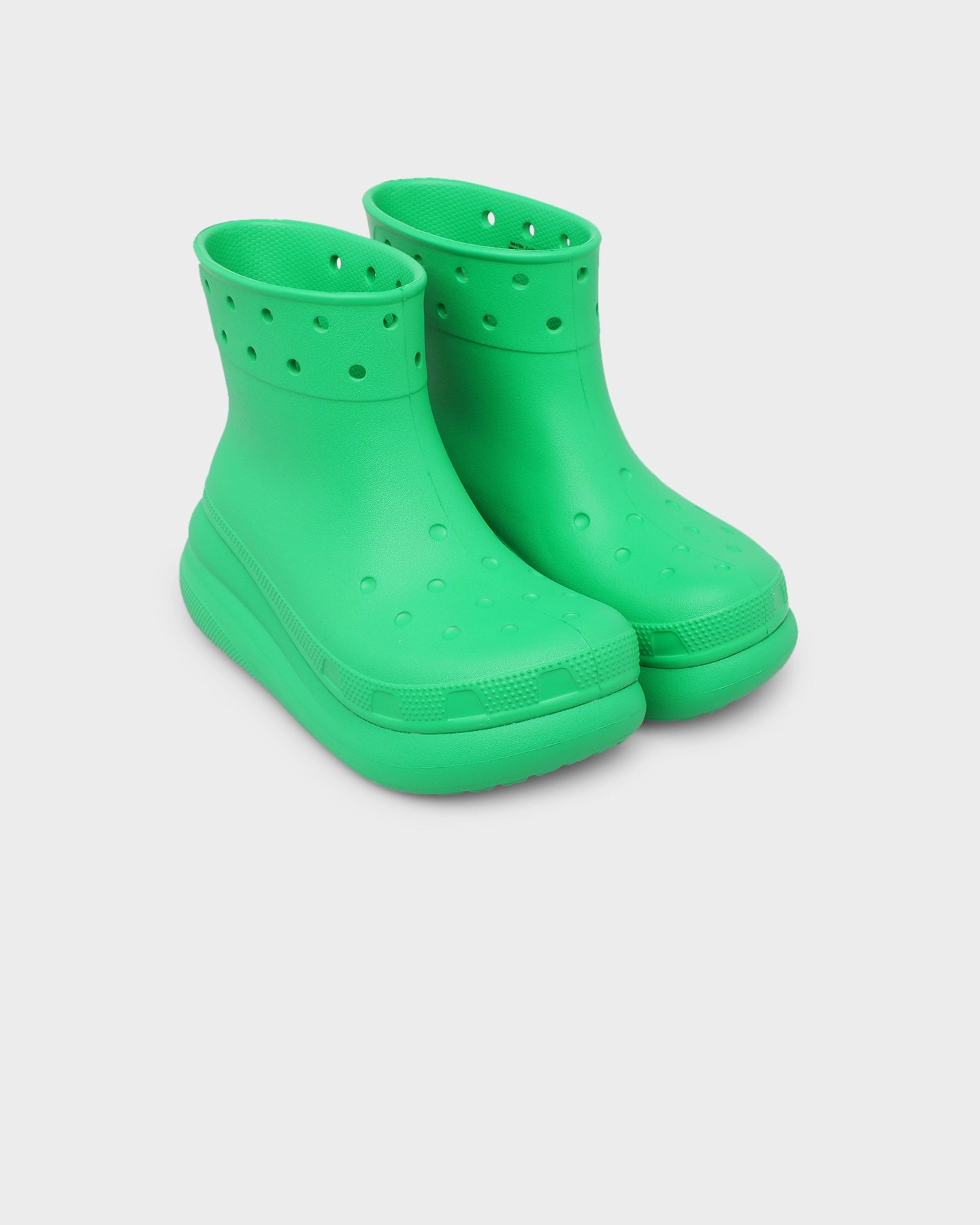 Crocs Women's Classic Crush Boot Grass Green Reactive Rebound