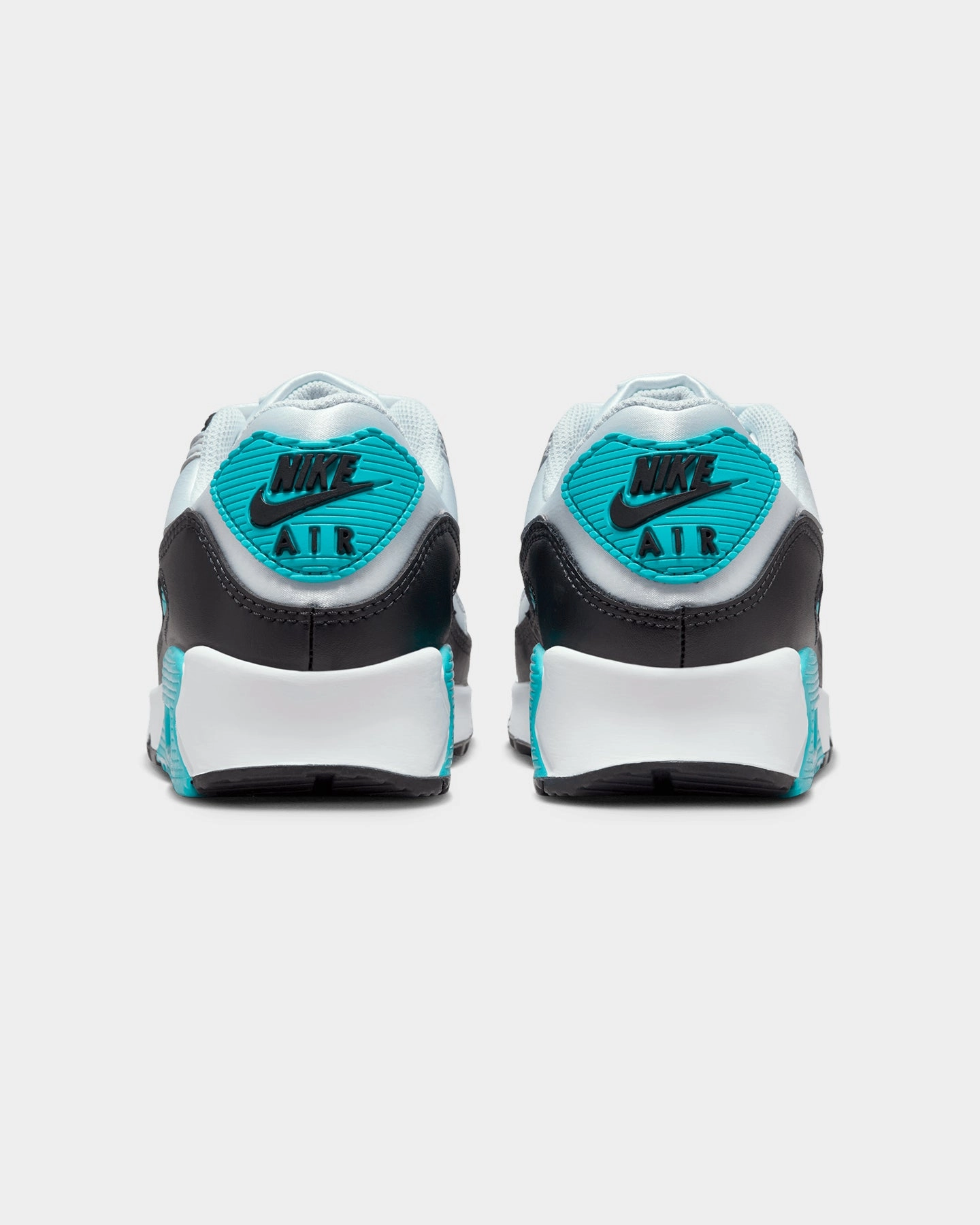 Nike Women's Air Max 90 White/Cool Grey Cushioned Footbed Abrasion Proof