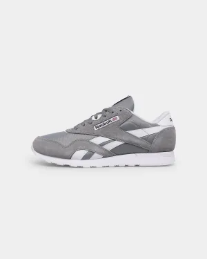 Limited fitness freaks - specific features Reebok CL Nylon Pure Grey 5/Ftwr White