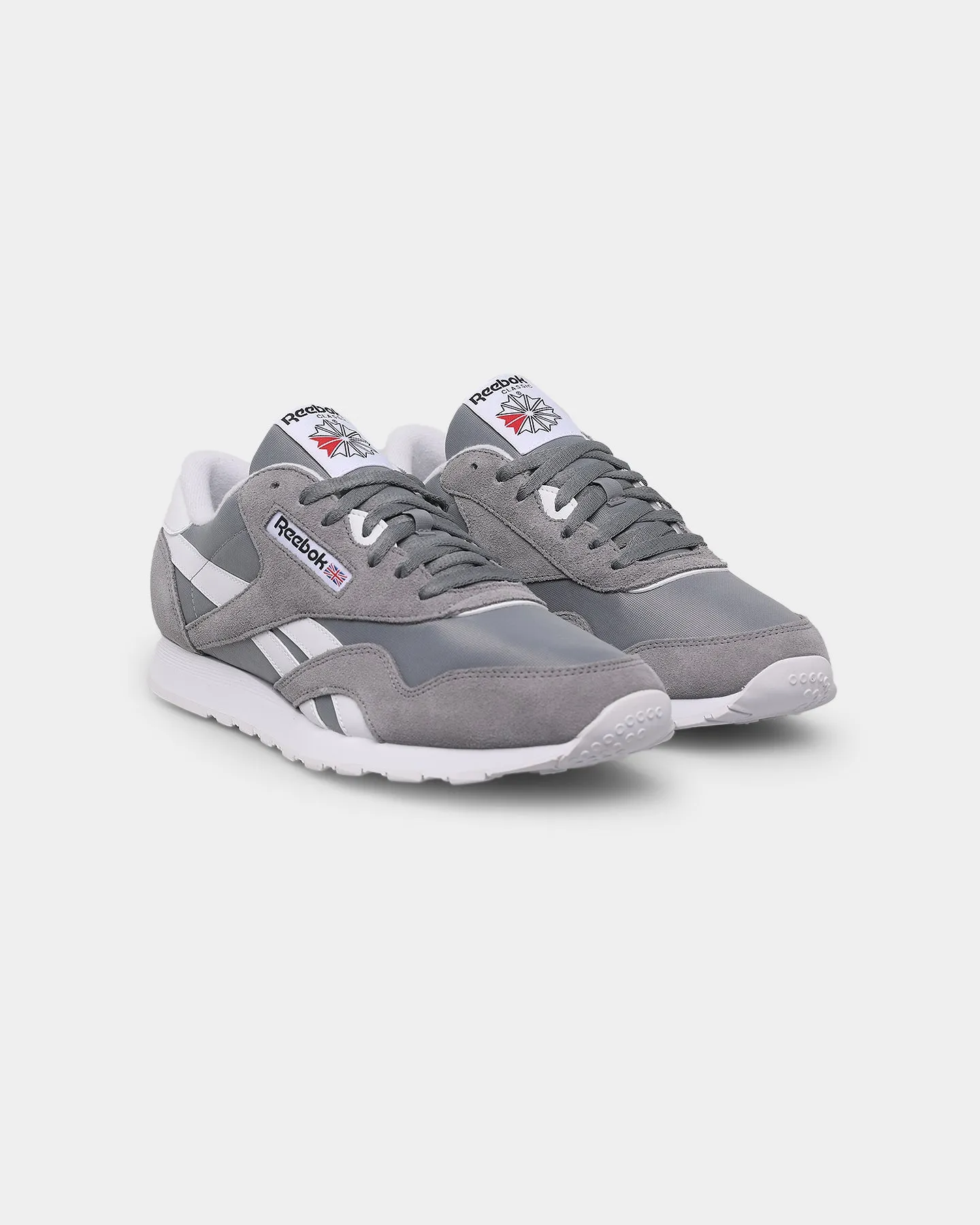 Reebok CL Nylon Pure Grey 5/Ftwr White Energy Return Tech most work