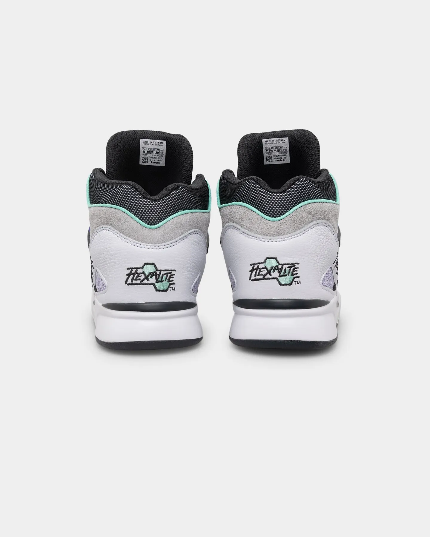 toe roomy Reebok Pump Omni Zone II Footwear White/Pure Grey/Hint Mint