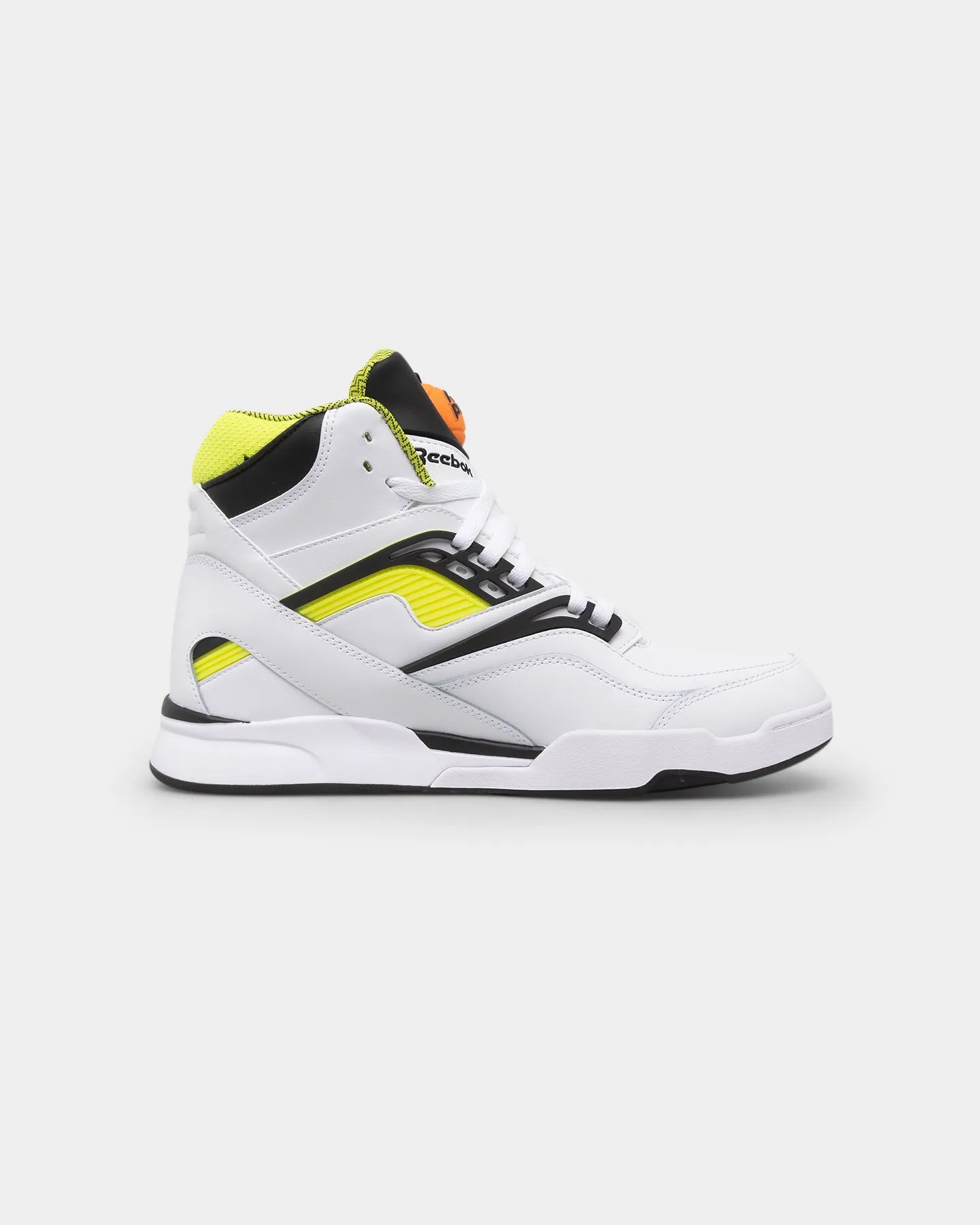 Handcrafted Stitching Details stylish men's options Reebok Pump Twilight Zone "Solar Acid Yellow" Footwear White/Solar Acid Yellow